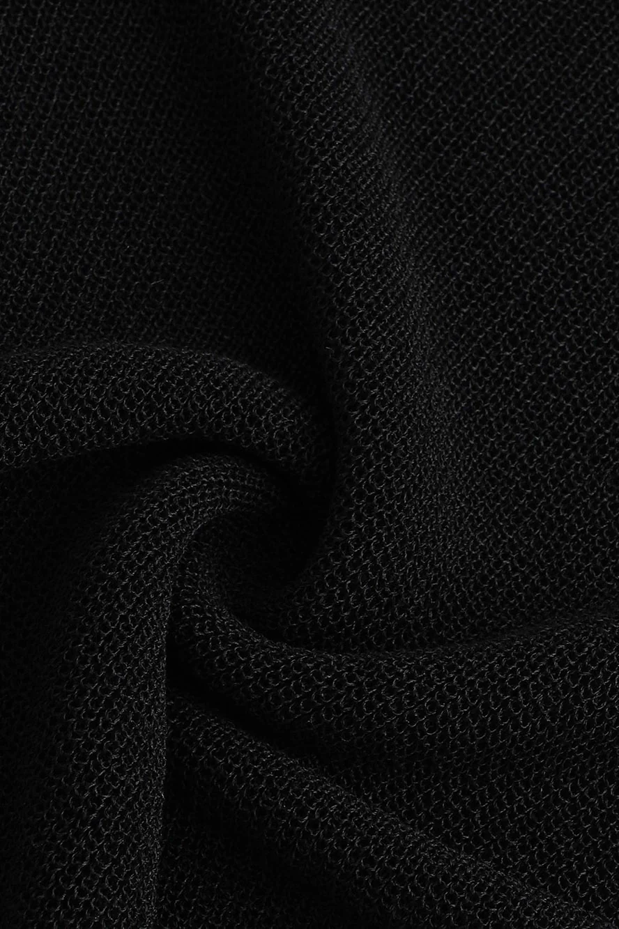 SWAYING/KNIT seamless straight pants SW24SS3B54 black PS83 - Image 7