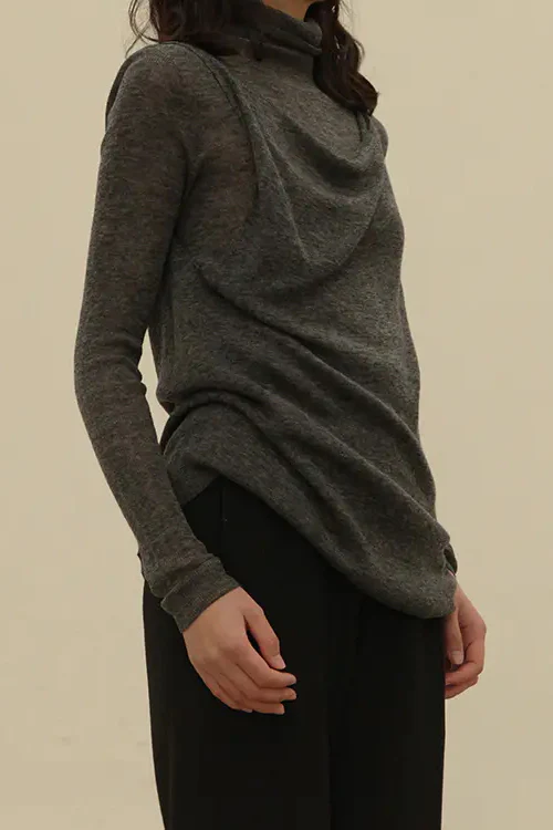 SWAYING/KNIT seamless water-soluble wool pullover SW202SZ09 PS2 - Image 3
