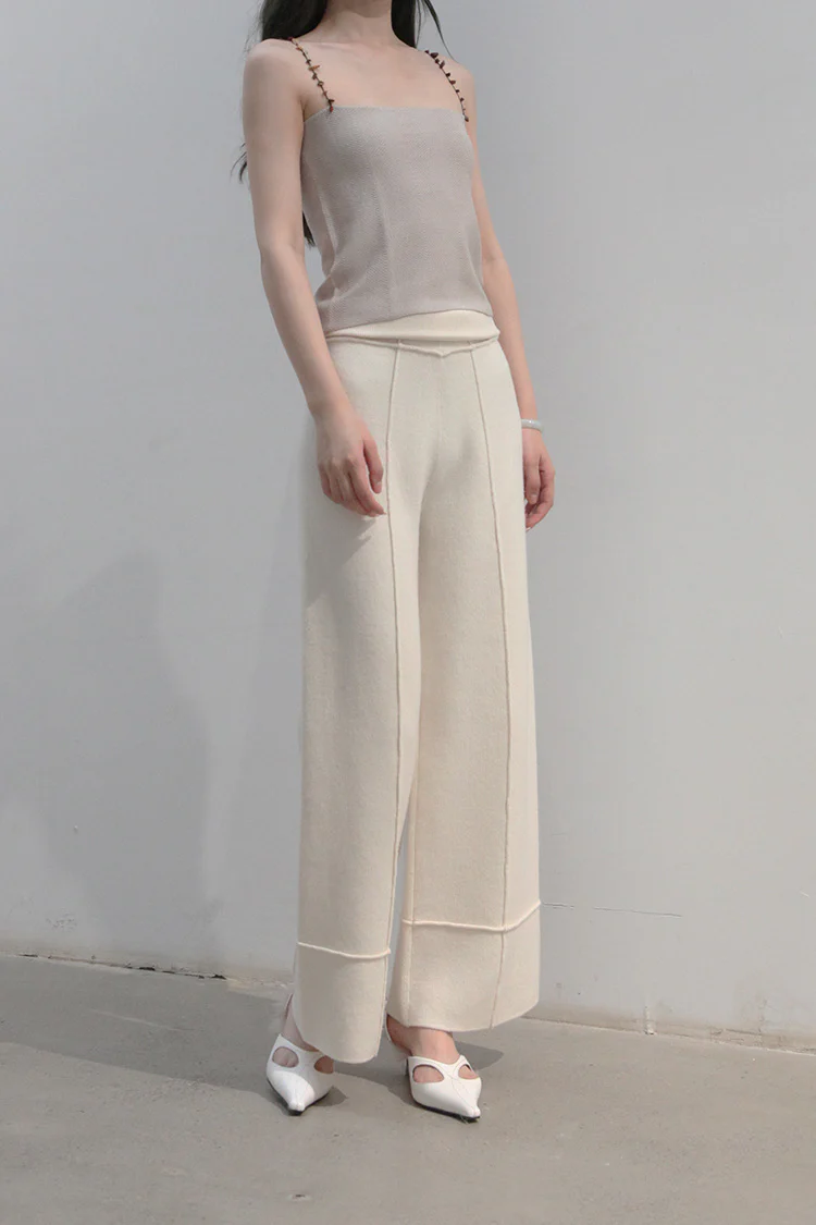 SWAYING/KNIT Silk Camisole SW212SZ79 Linen PS21 - Image 2