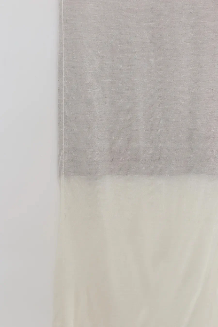 SWAYING/KNIT silk stitching contrasting color tube top skirt SW24SS2L12 white - Image 5