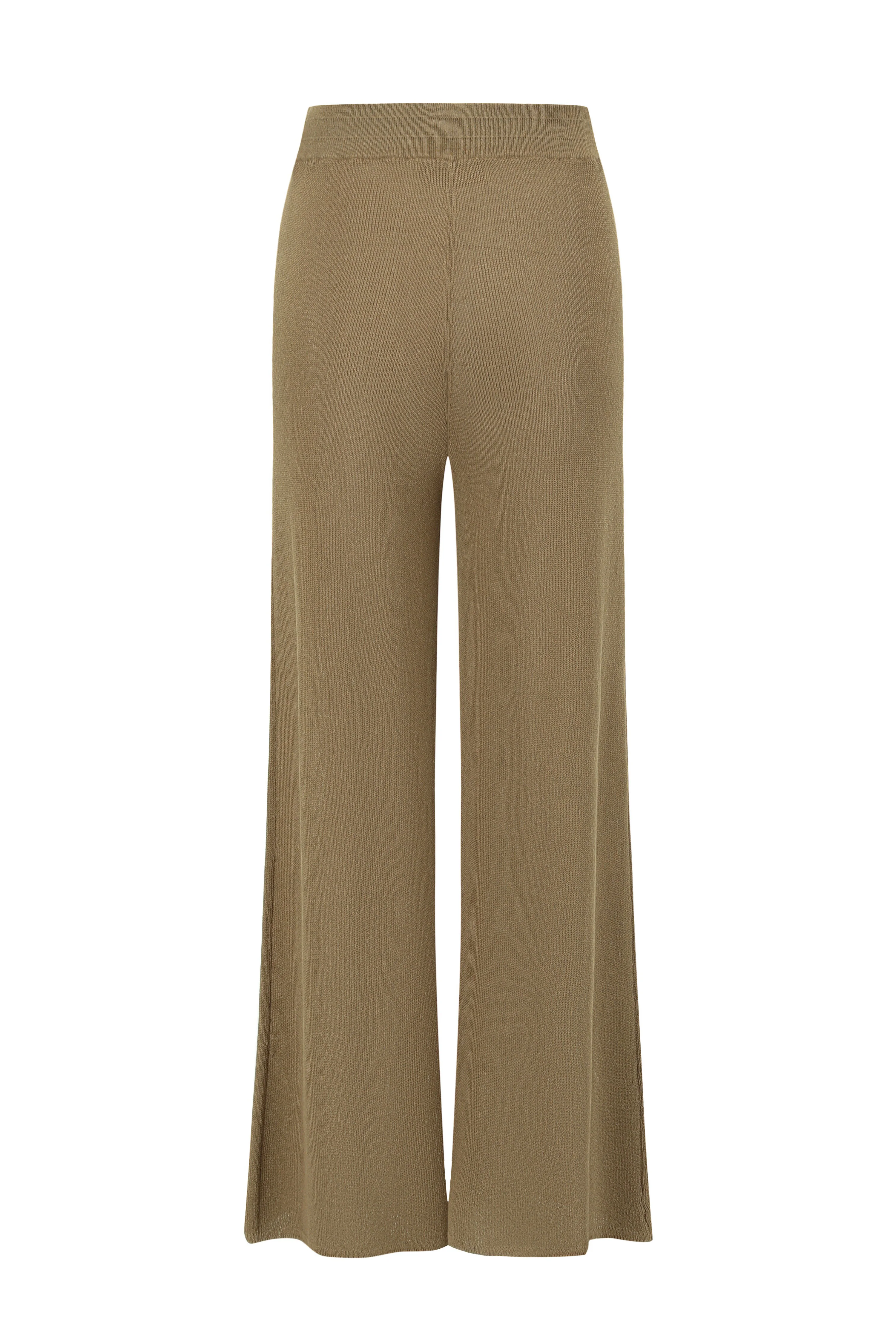 SWAYING/KNIT straight pants SW24SS3B50 moss green PS83 - Image 2