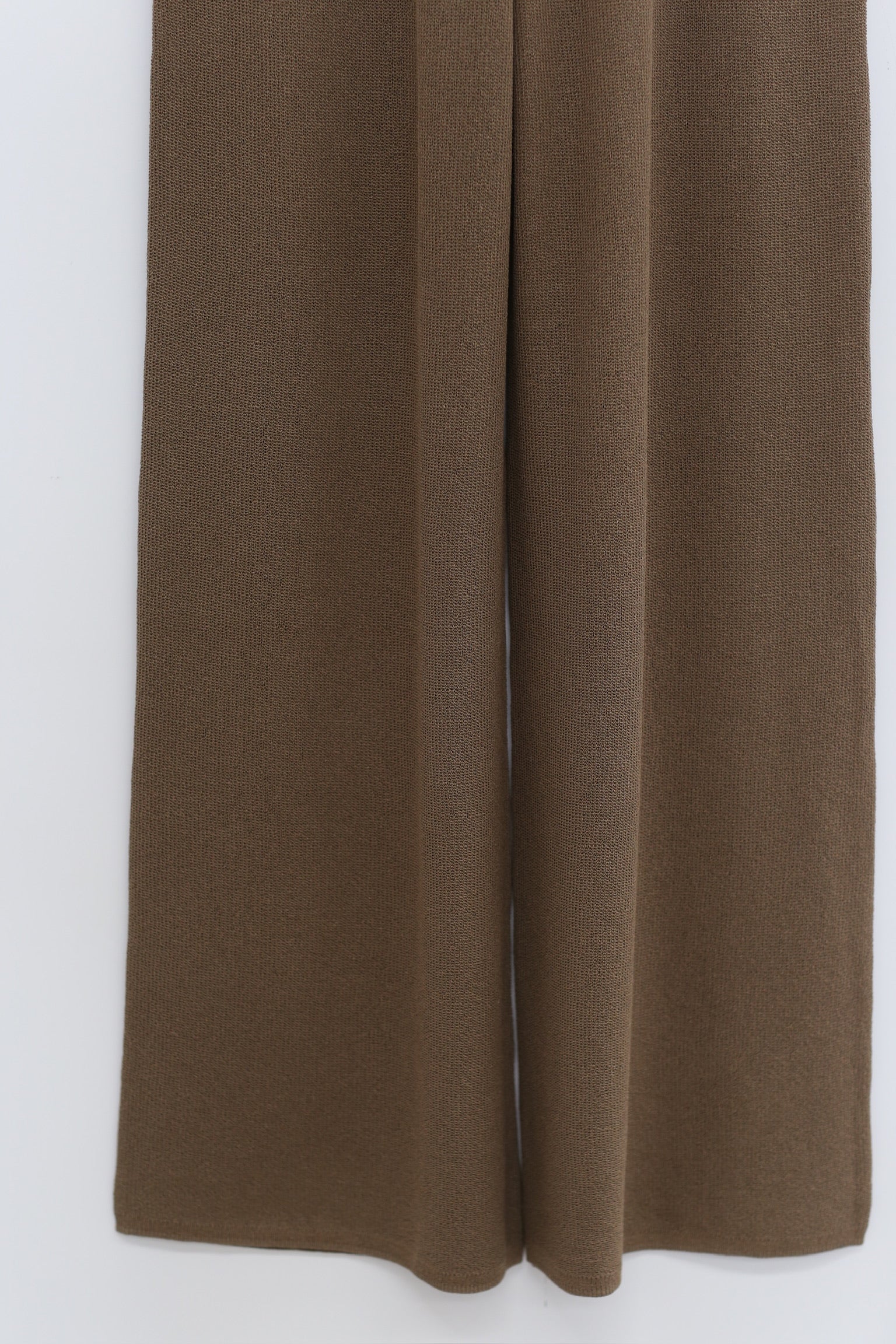 SWAYING/KNIT straight pants SW24SS3B50 moss green PS83 - Image 5