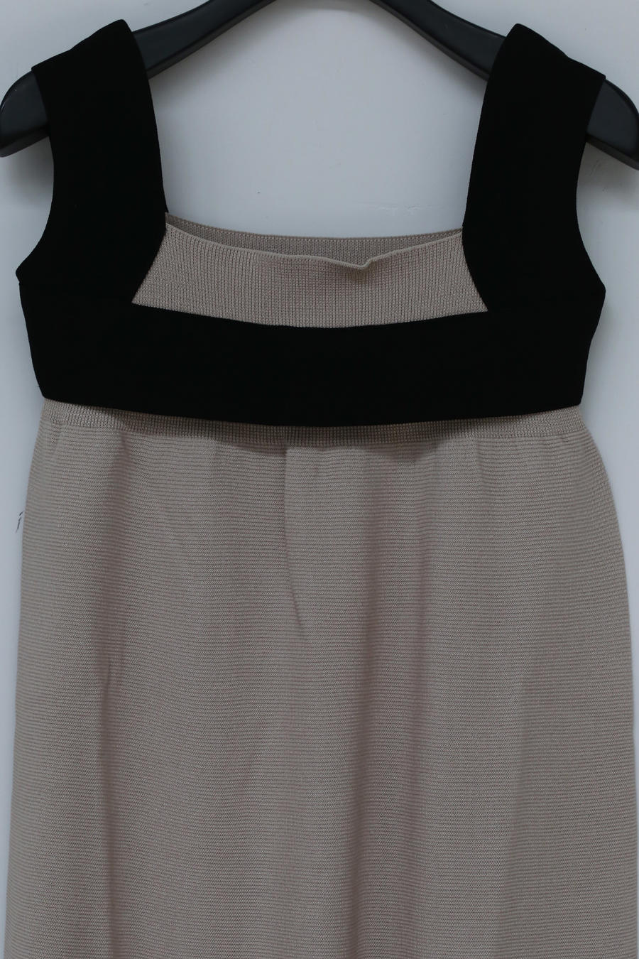 SWAYING/KNIT SW211LS23 Silk contrast color shoulder strap skirt PS7 - Image 12