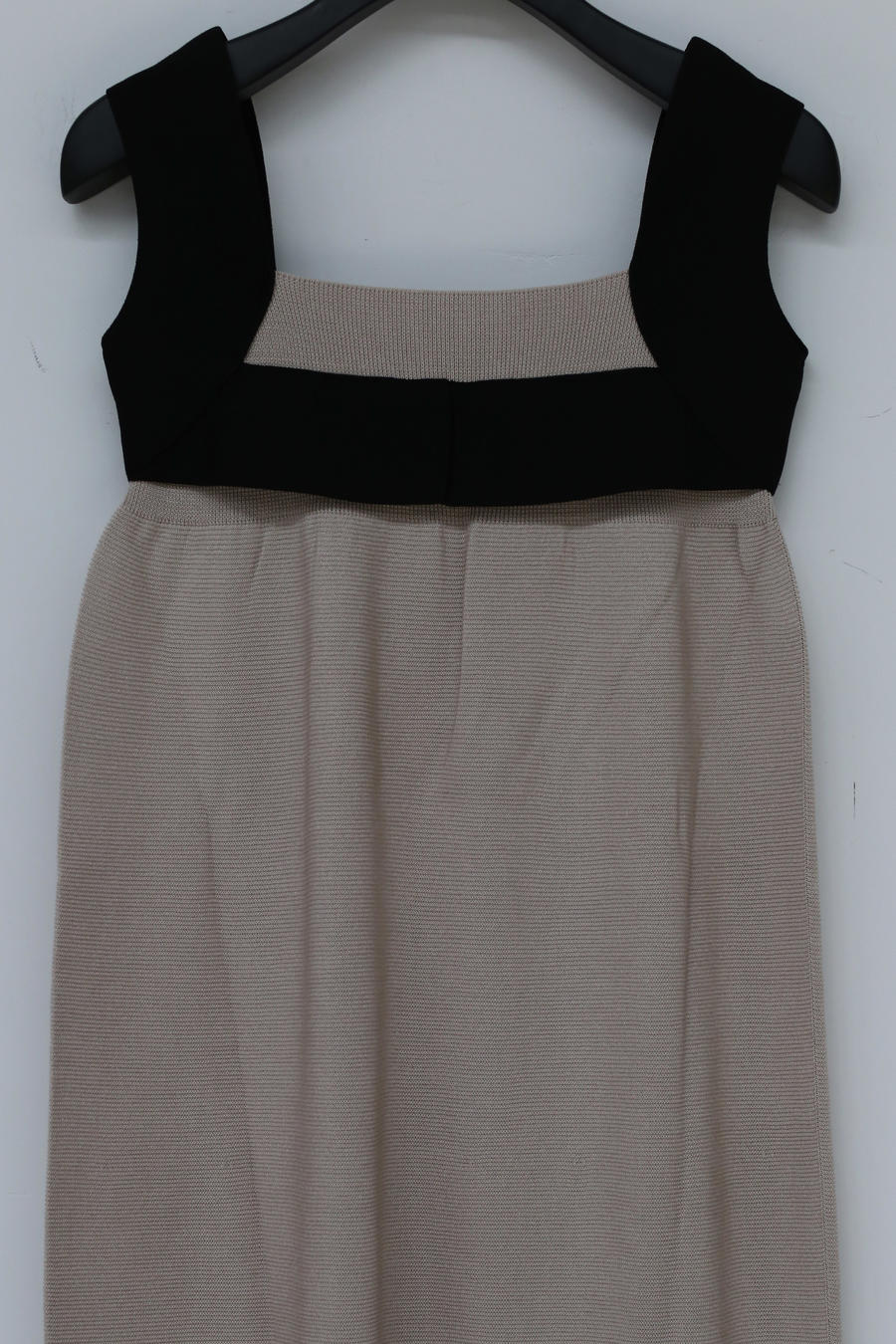 SWAYING/KNIT SW211LS23 Silk contrast color shoulder strap skirt PS7 - Image 14