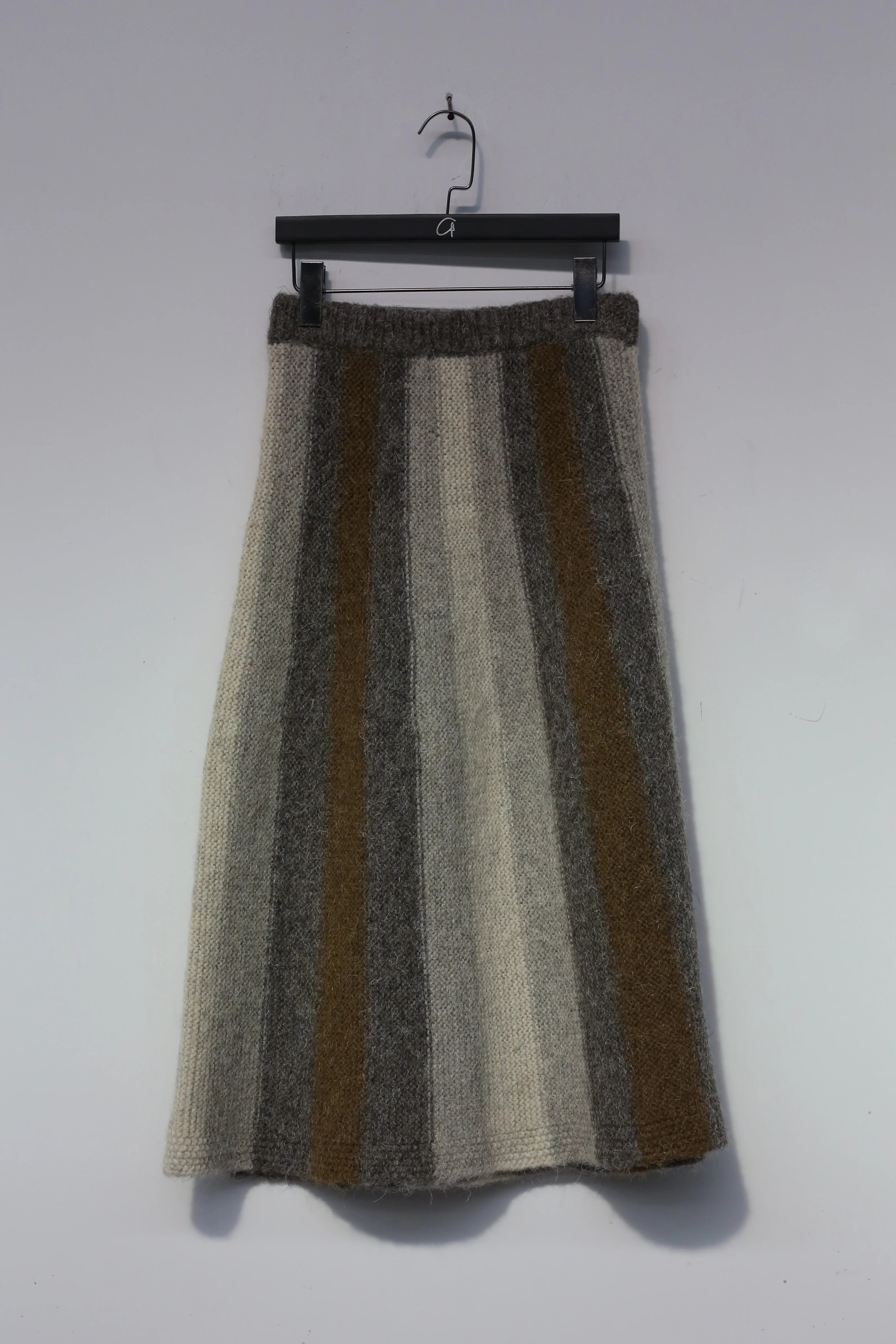 SWAYING/KNIT thick striped half skirt (with petticoat) SW212XZ09 color PS34 - Image 6