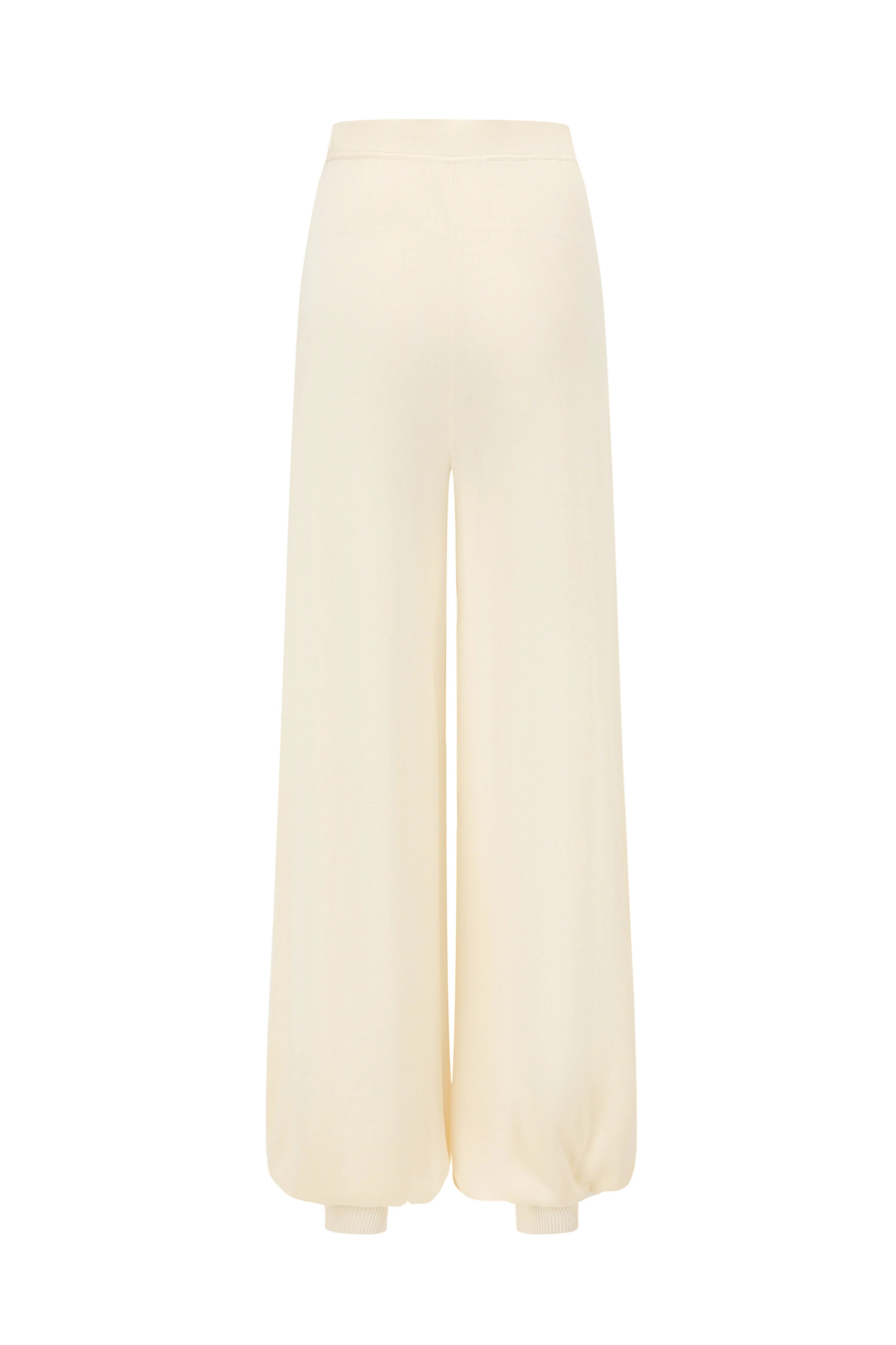 SWAYING/KNIT threaded leg straight pants SW-SW24SS3B45-YABAI tooth white - Image 2