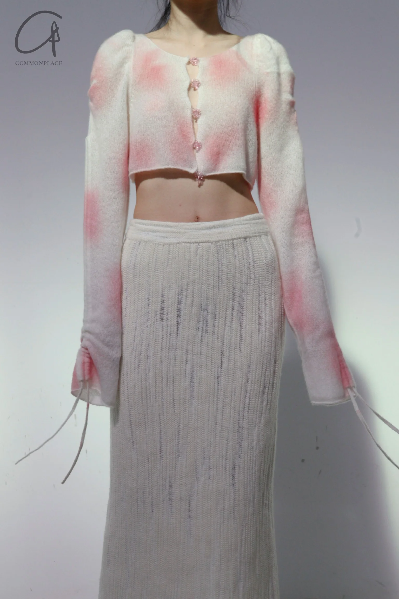 SWAYING/KNIT Velvet Straight Skirt SW212XZ23 PS36 - Image 4