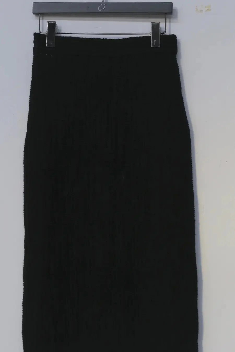 SWAYING/KNIT Velvet Straight Skirt SW212XZ24 Black PS36 - Image 10