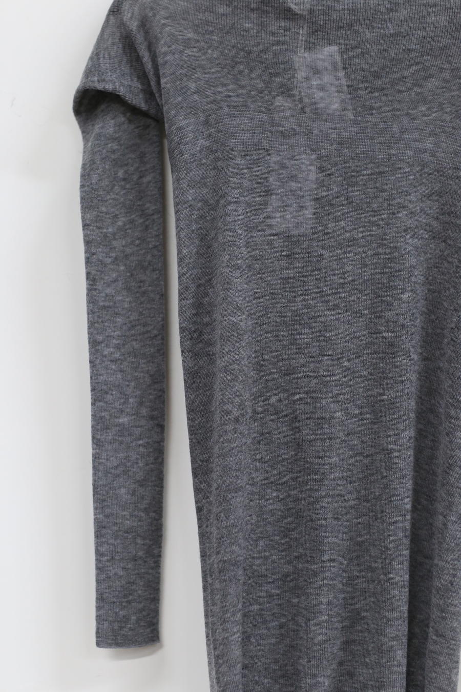 SWAYING/KNIT Water Soluble Wool Lapel SW22AW1T17 Dark Grey PS50 - Image 8