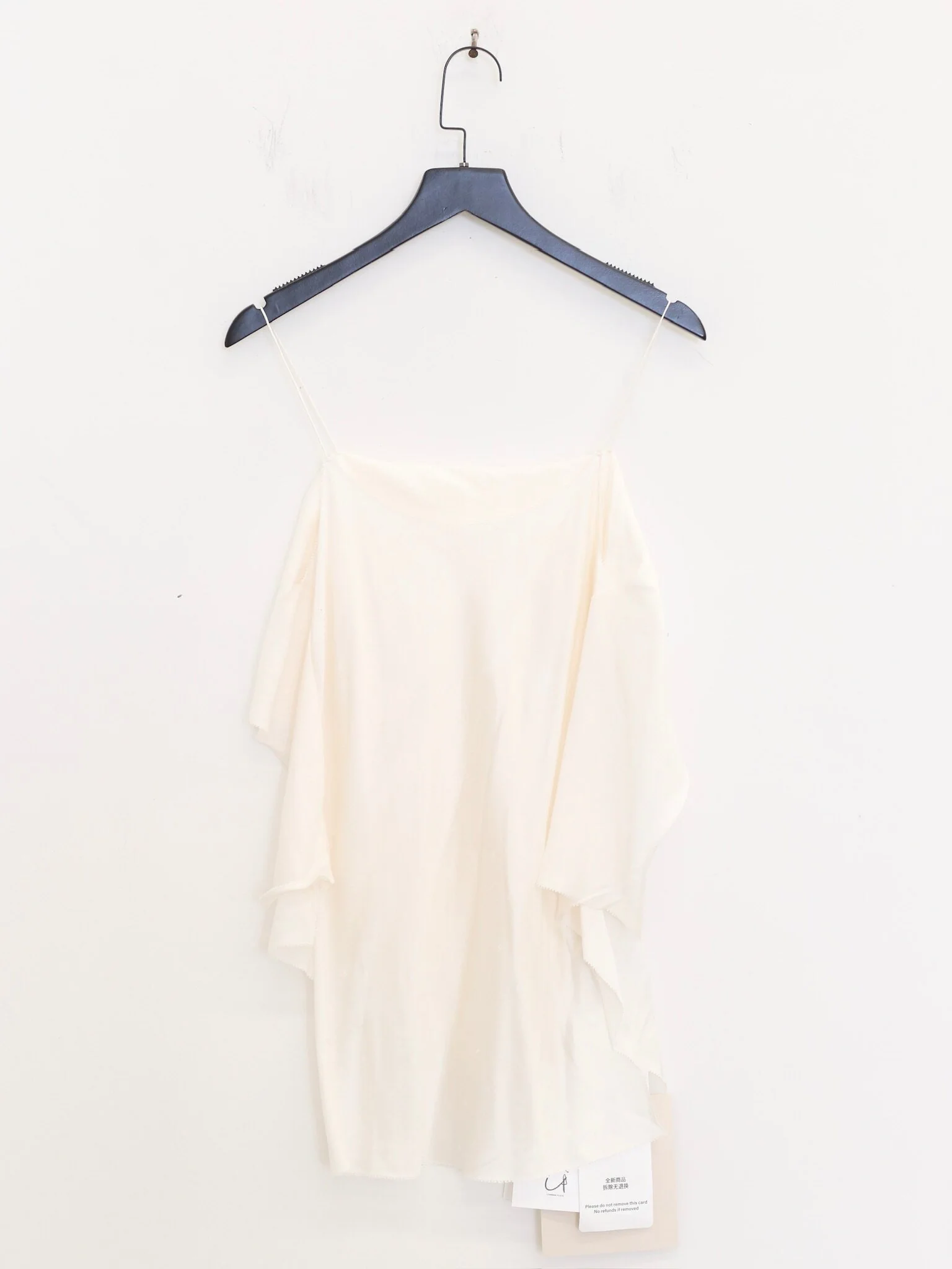 SWAYING SS26 Irregular Strap Tank Top SW-SW26SS1T06-BAI White - Image 10