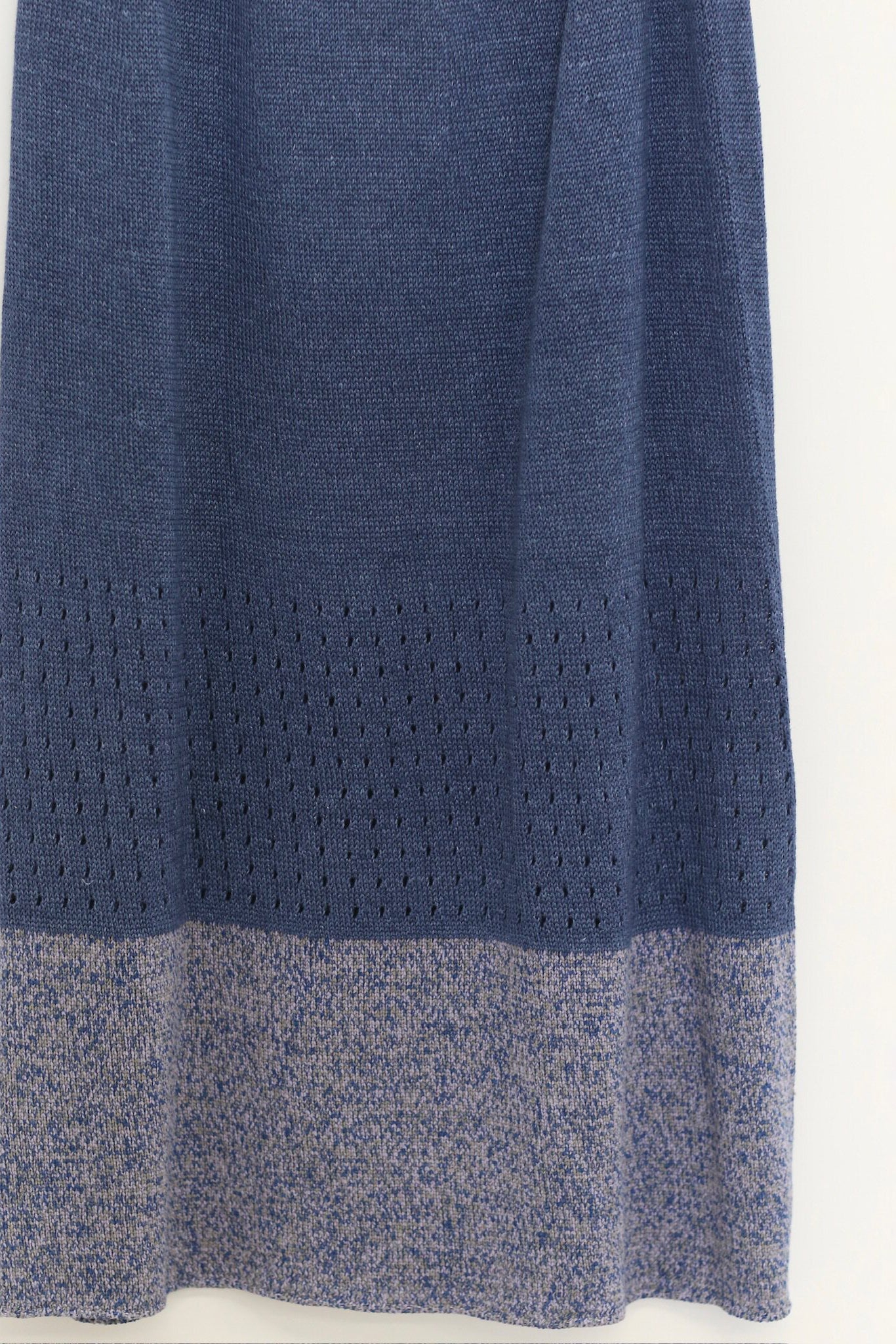 SWAYING SS26 Linen Paper Tulle Patchwork Skirt SW-SW26SS3B14-ZL Tibetan Orchid - Image 3