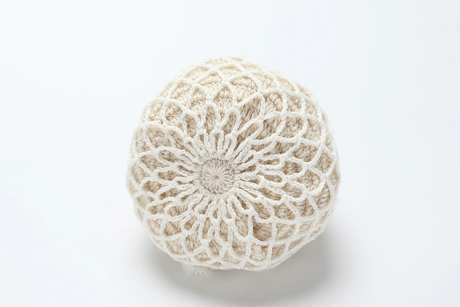 SWAYING SS26 Mesh Crochet Bag SW-SW26SS4P02-BAI White - Image 9
