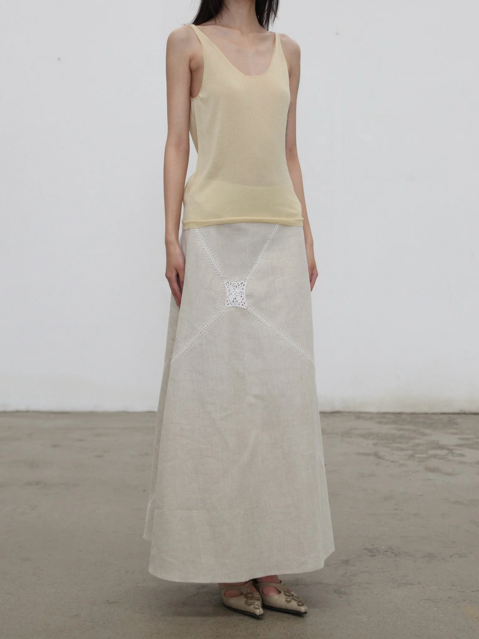 SWAYING SS26 Seamless Vest SW-SW26SS1T22-HUANG Yellow - Image 4