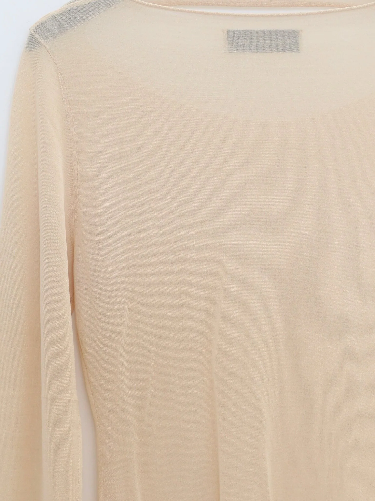 SWAYING SS26 Silk Neckline Thin Top with Thin Straps SW-SW26SS1T19-XING Apricot - Image 6