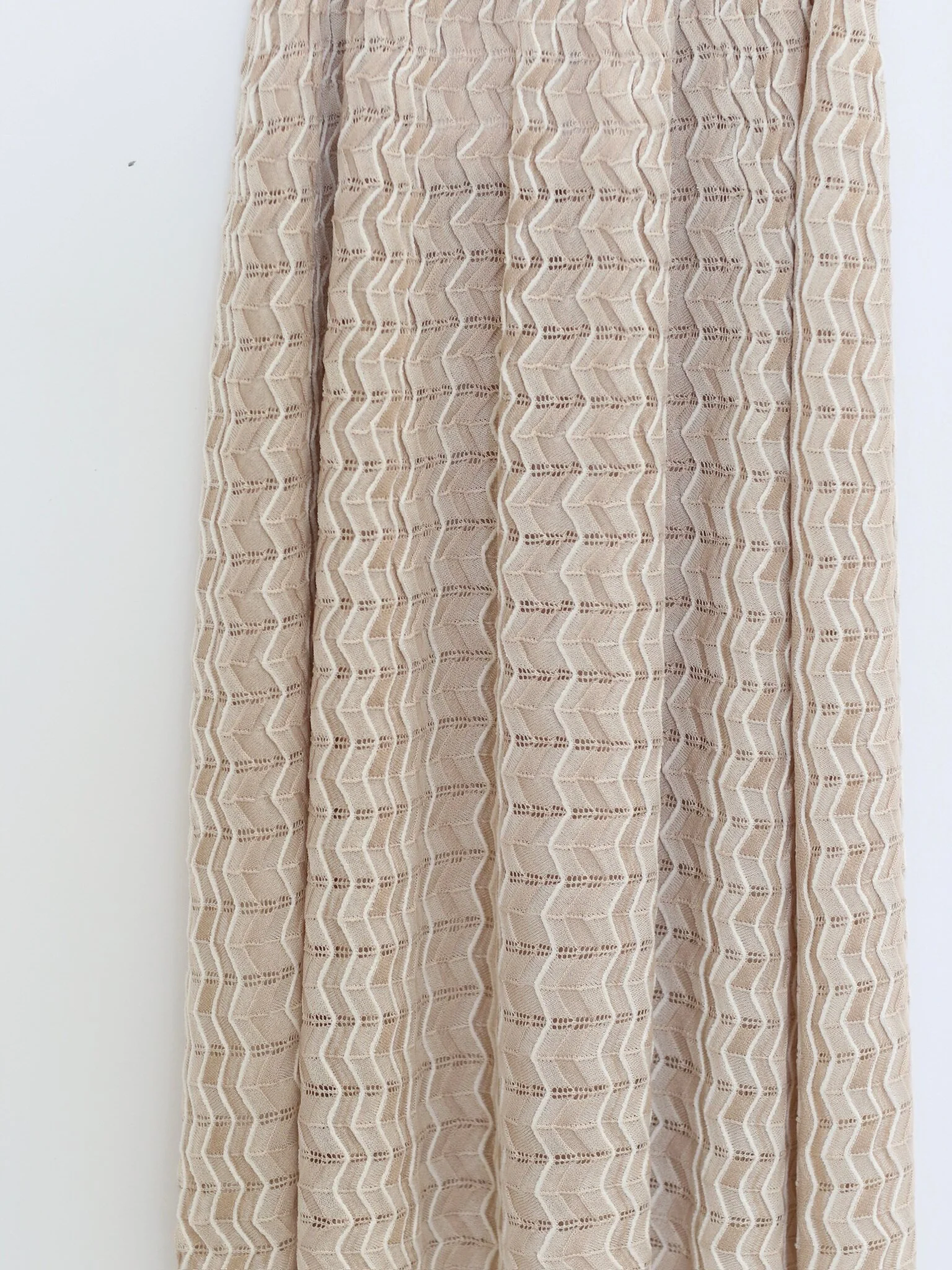 SWAYING SS26 Waist-cinching Pleated Long Skirt SW-SW26SS3B05-YM Linen - Image 4