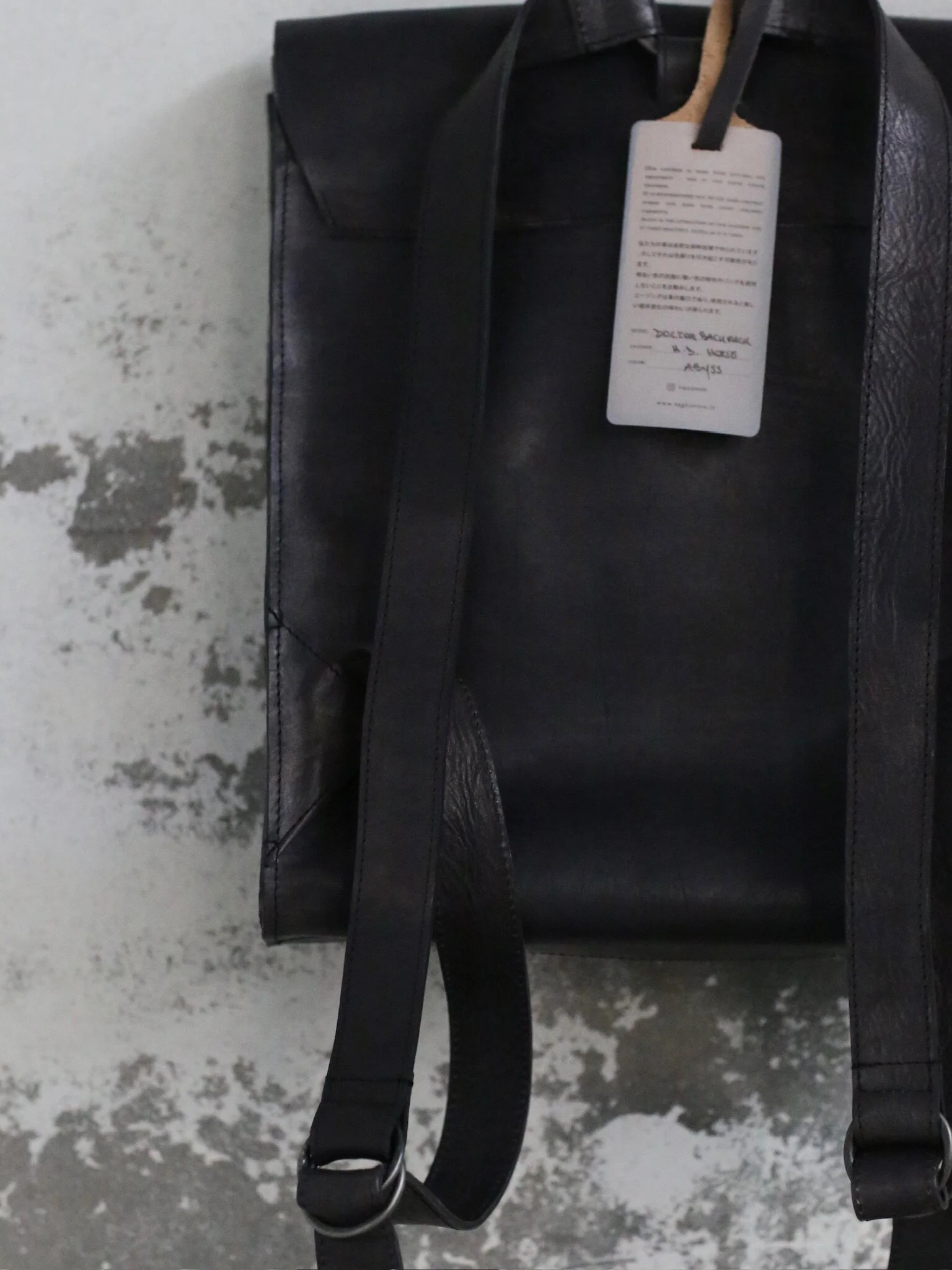 Tagliovivo Doctor Backpack, Italian Handmade TAG-DOCTORBACKPACK-H.D-abyss - Image 3