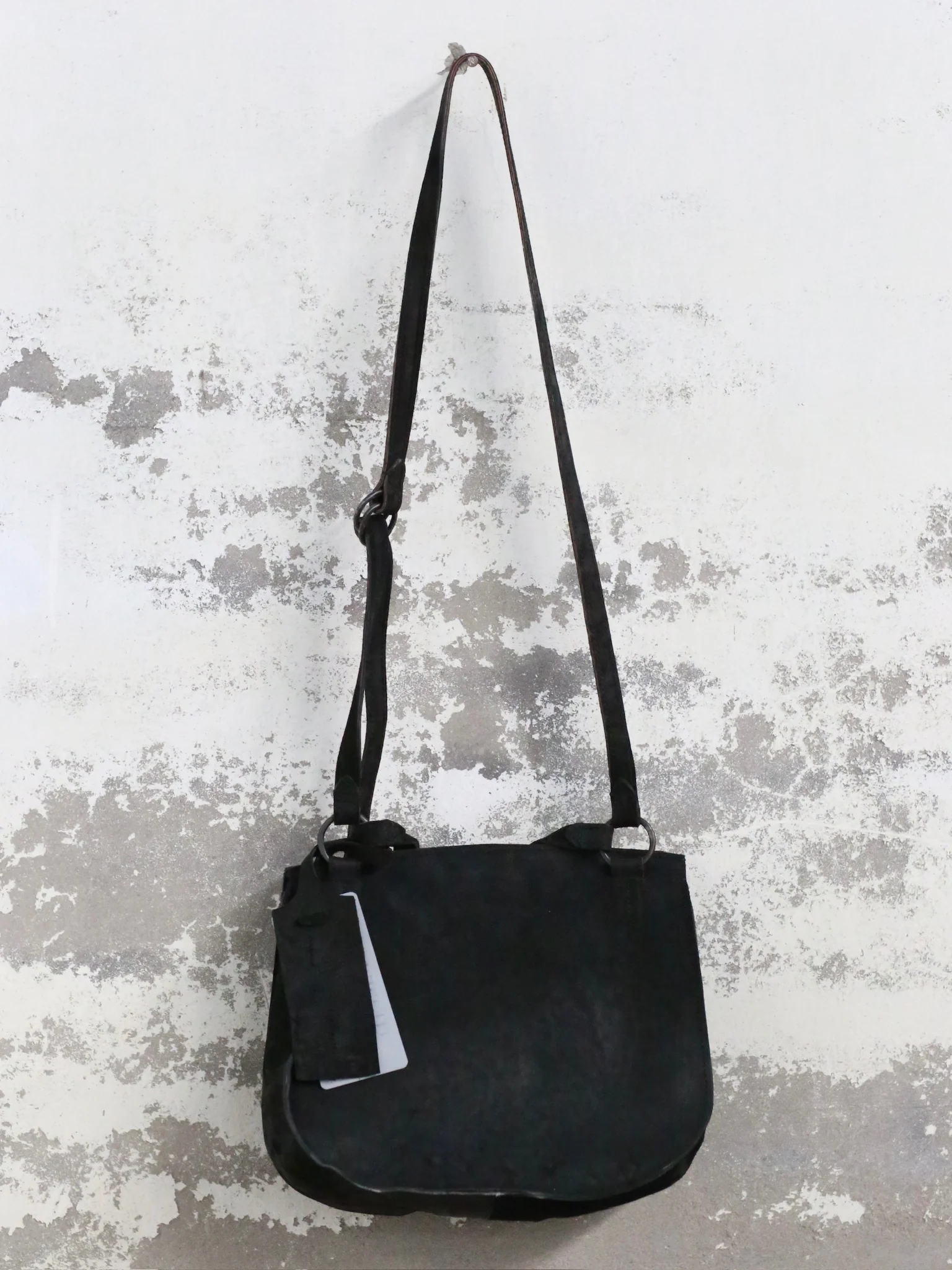 Tagliovivo Fall/Winter 2025 LUNA Crossbody Bag, Italy. LUNA CROSSBODY TTAG-LUNA CROSSBODY-Culatta Rev-BLACK - Image 4