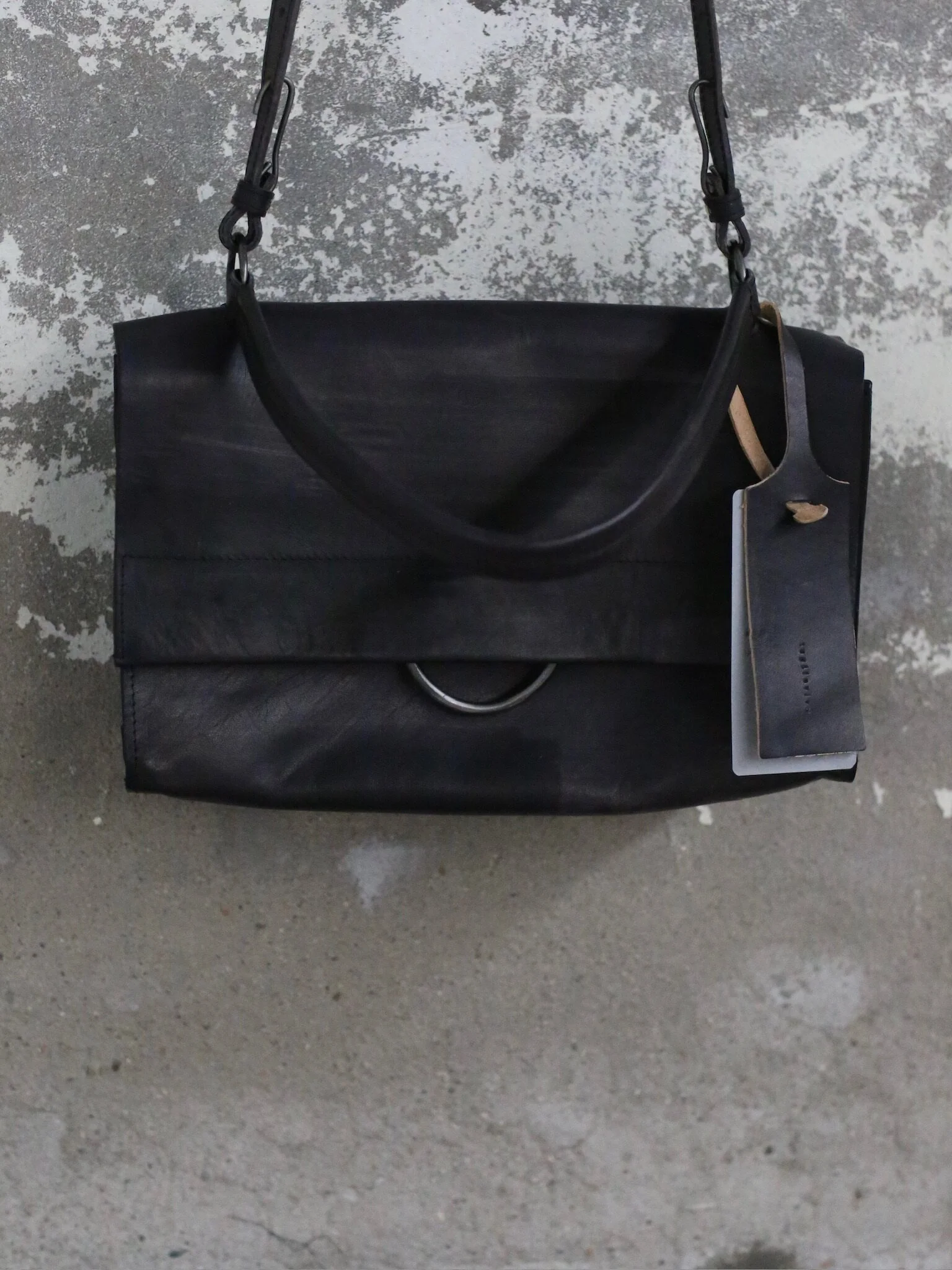 Tagliovivo Handbag with Shoulder Strap, SHOULDER M LUNA M, Italian Handmade, TAG-LUNA M-H.d-abyss 1 - Image 3