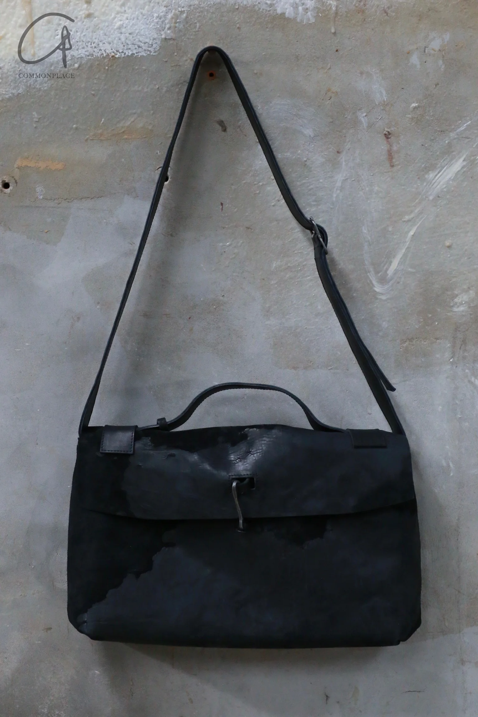 Tagliovivo Large Tote Bag Italy TAG-DOCTOR HANDBAG L-CULATTA REV-HEI-F Smudge Black DOCTOR HANDBAG
