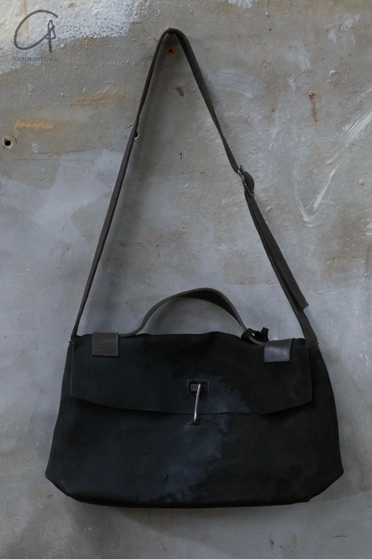 Tagliovivo Large Tote Bag Italy TAG-DOCTOR HANDBAG L-CULATTA REV-ONYX-F ONYX DOCTOR HANDBAG