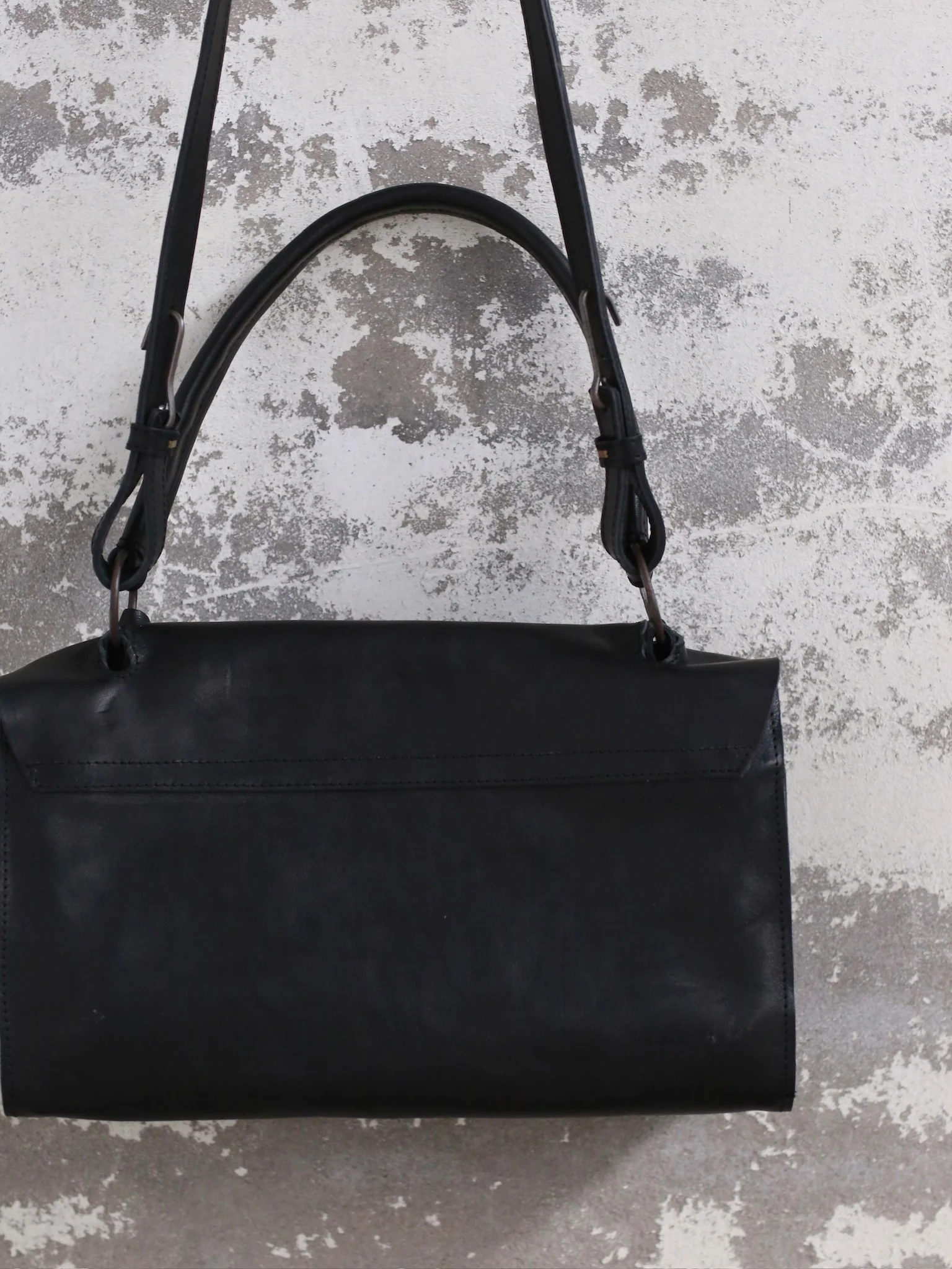 Tagliovivo shoulder bag SHOULDER M Italian handmade TAG-SHOULDERM-black (SHOULDER M.) - Image 3