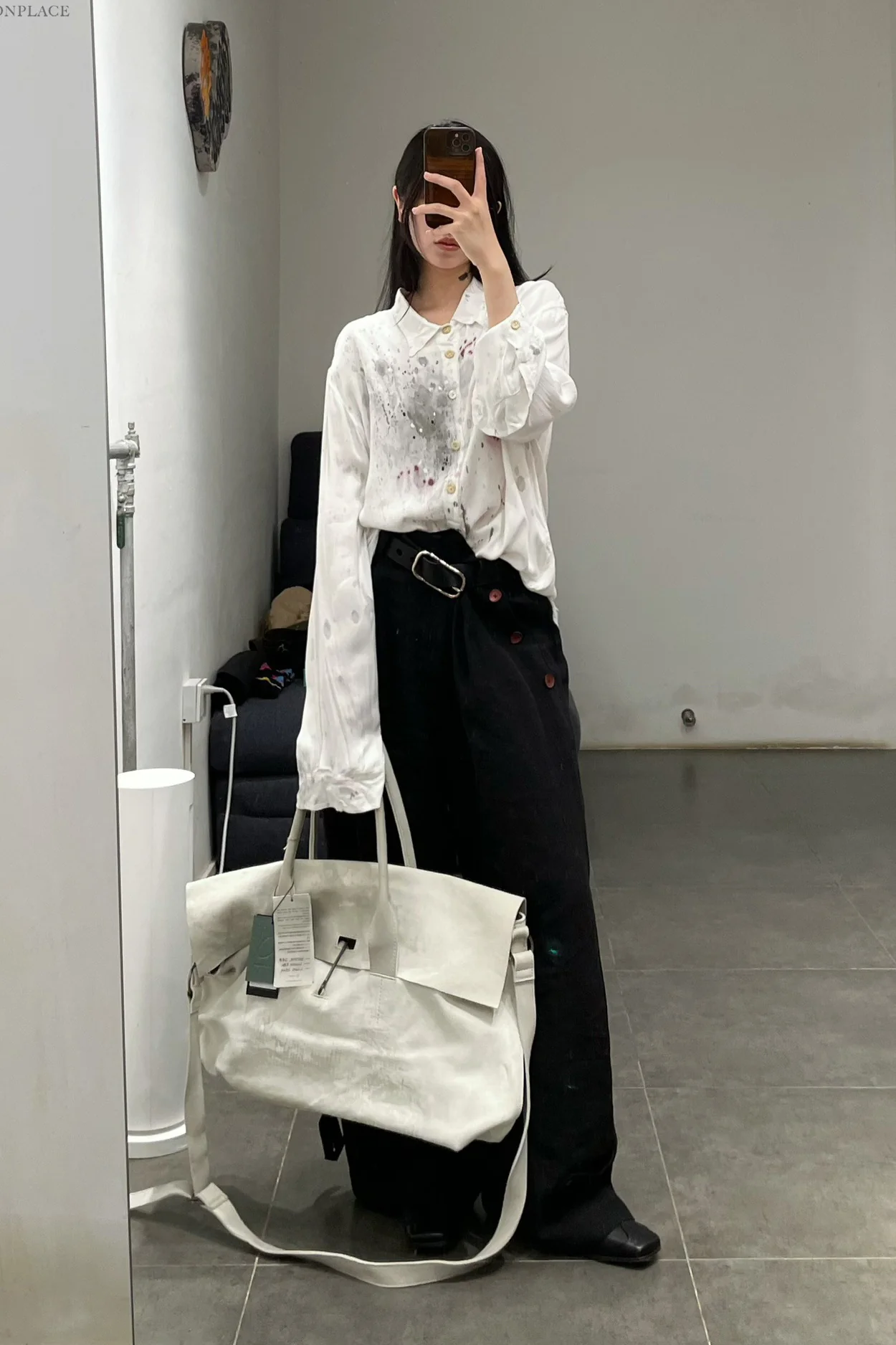 Tagliovivo Large Tote Bag TAG-DOCTOR24H-QIANHUI Light Grey DOCTOR 24H - Image 15