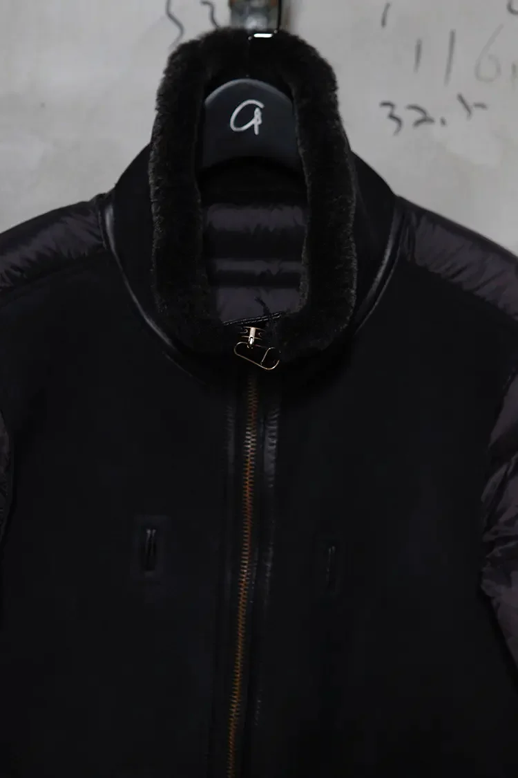 Ten-C black stitching jacket 19CTCUD03092 002574 967 - Image 2