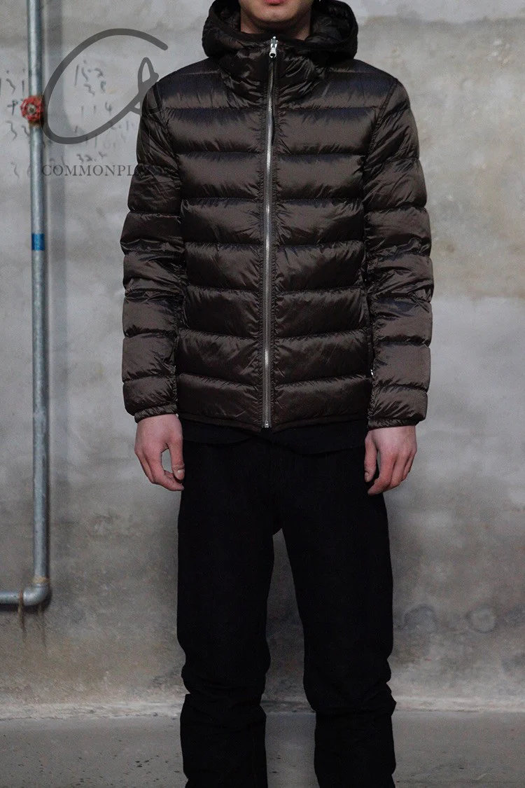 Ten-C down jacket with pockets 18CTCUD03103 002197 686 Dark Coffee PTC4 - Image 10