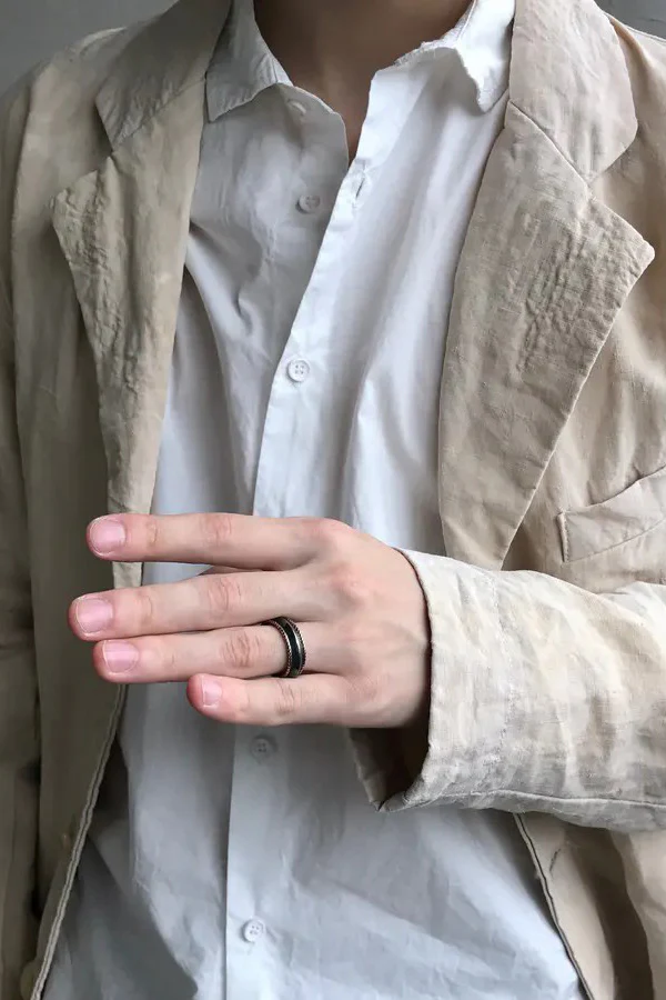 UGO CACCIATORI (Gold and Silver Ring) RN103 OGN - Image 3