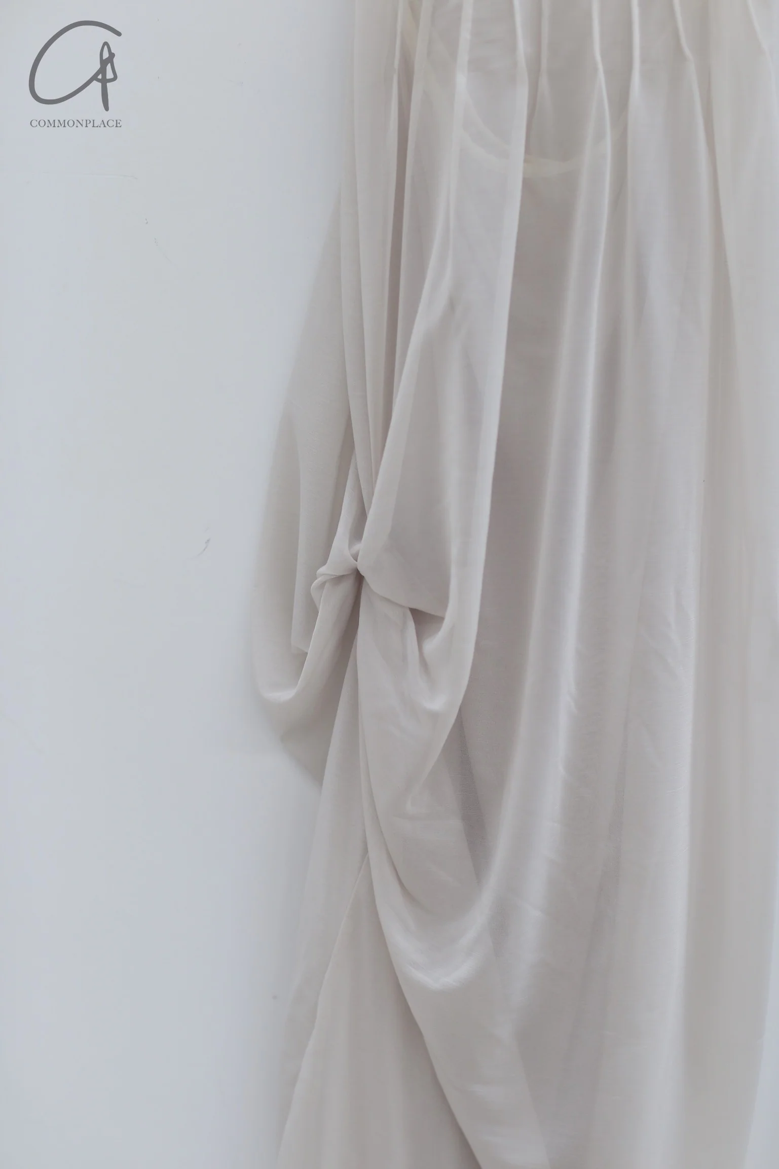 Un Morceau chest detail velvet pleated no dress UM221LS08 White PUM23 - Image 11