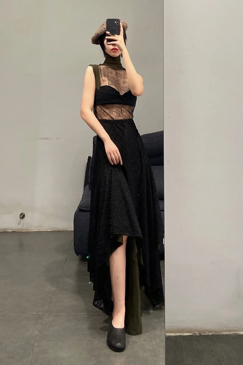 Un Morceau lace skirt UM212XZ01 PUM11 - Image 6