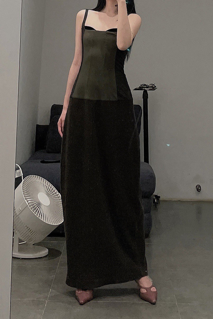 Un Morceau lace stitching wool dress on both sides UM212LS13 - Image 8