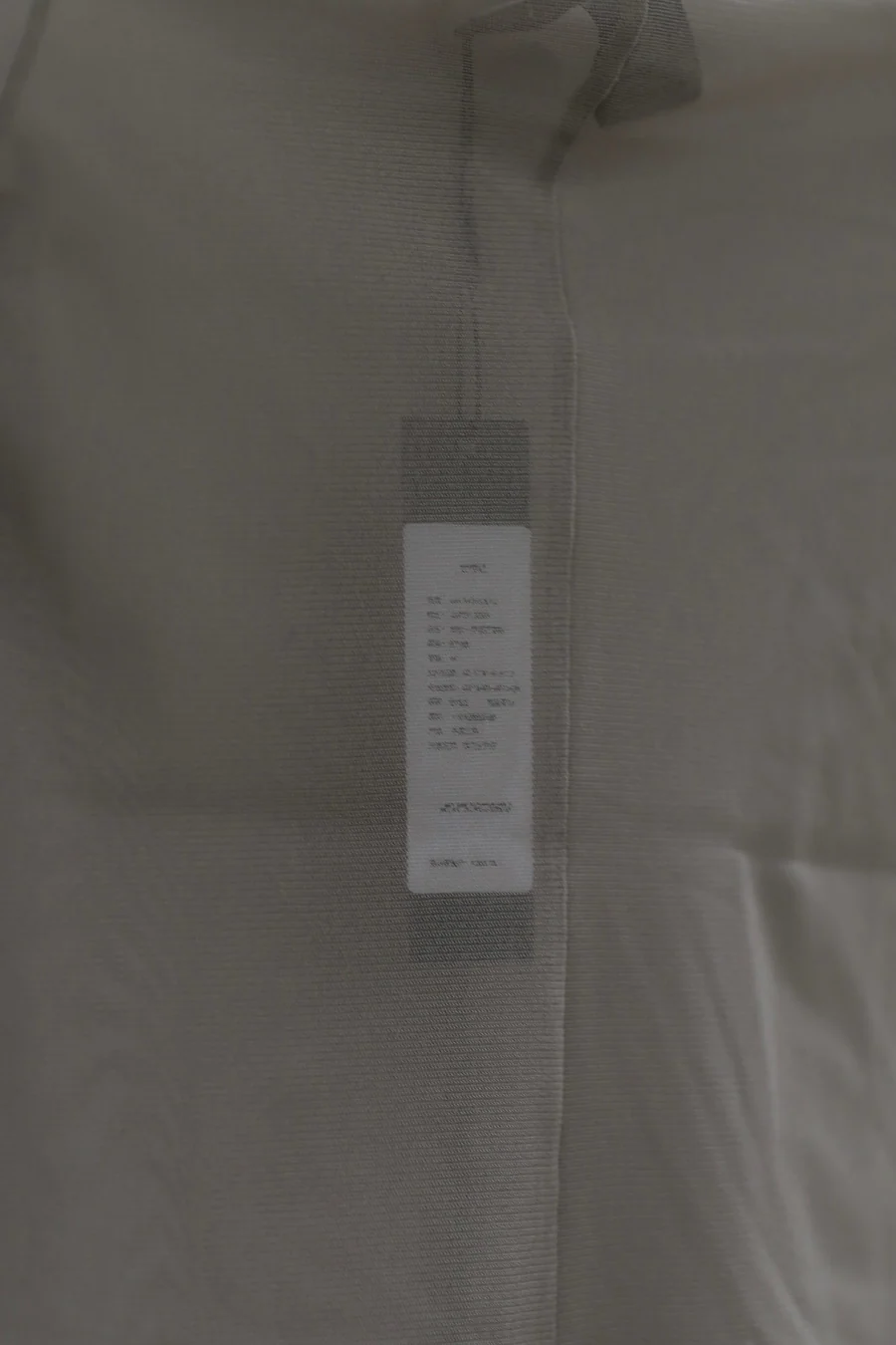 Un Morceau Mesh Linen Neck Bottoming Shirt UM221SZ05 Bean Paste Green - Image 3