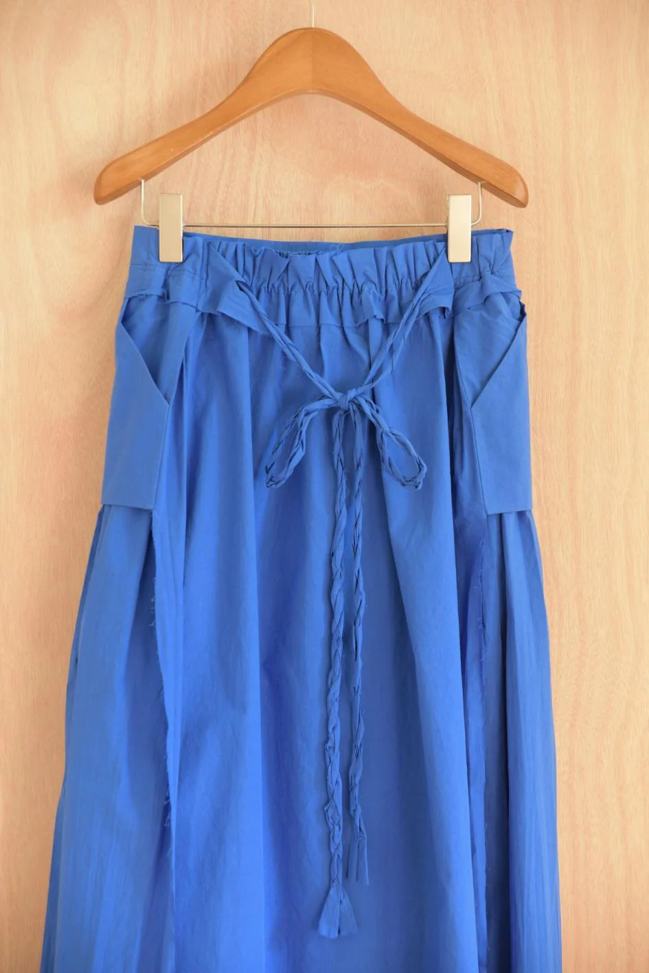 UNISECON 25 Spring/Summer Double Apron Skirt USC-U11W66-LAN Blue - Image 5