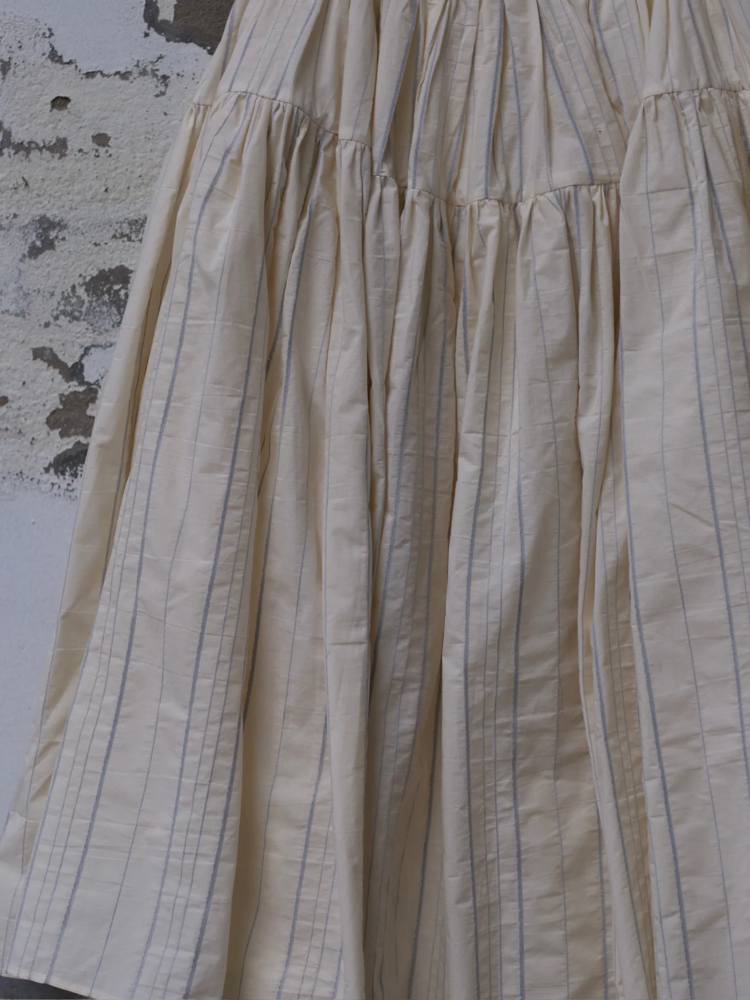 UNISECON 25 Spring/Summer Profile Pleated Skirt USC-U11W67-MB Off-White Double Layer USC-U11W67B - Image 2