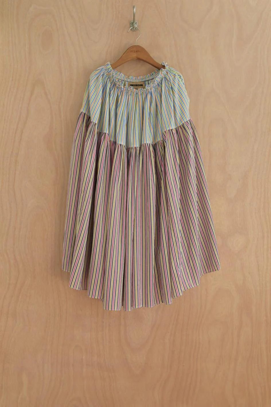 UNISECON 25 Spring/Summer Profile Pleated Skirt USC-U11W68-HUA Splicing Color USC-U11W67B - Image 5