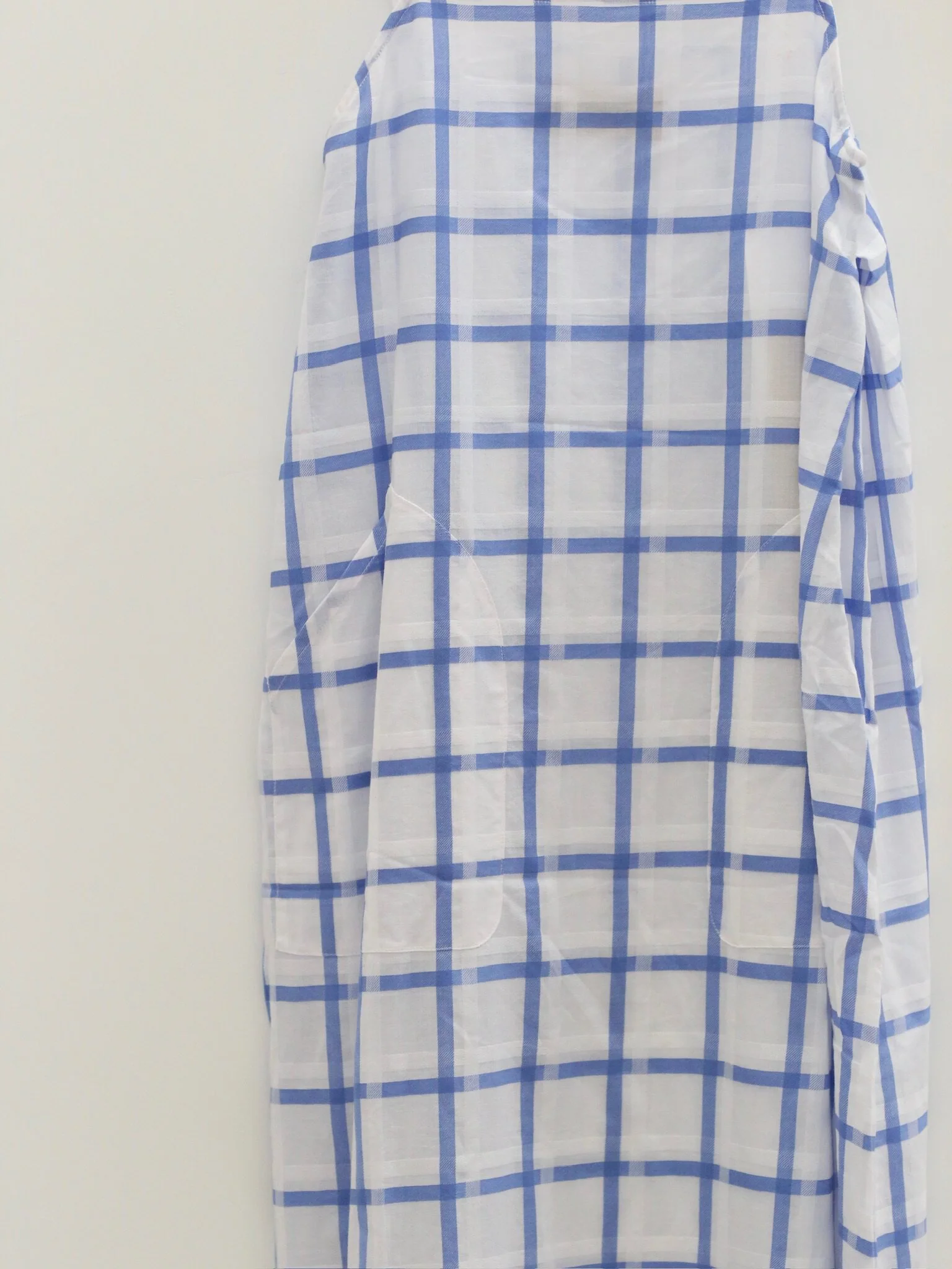 UNISECON SS26 Oversized Slip Dress USC-U13W14-WHITE&BLUE - Image 3