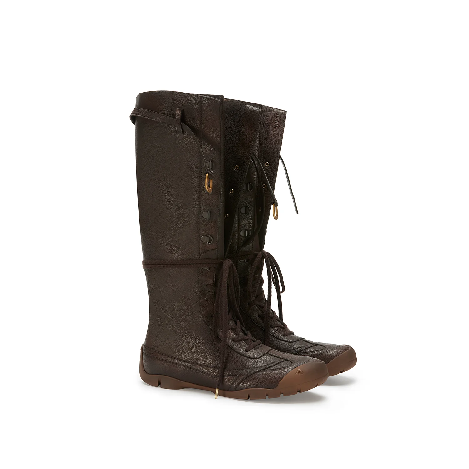 untitlab 25 autumn and winter Swift Track Retro Racing Shoes Boots UTB-UN024202-ZONG Brown - Image 5