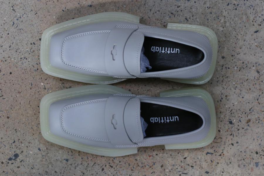 untitlab grey jelly reel derby shoes SS0221103 PU3 - Image 3