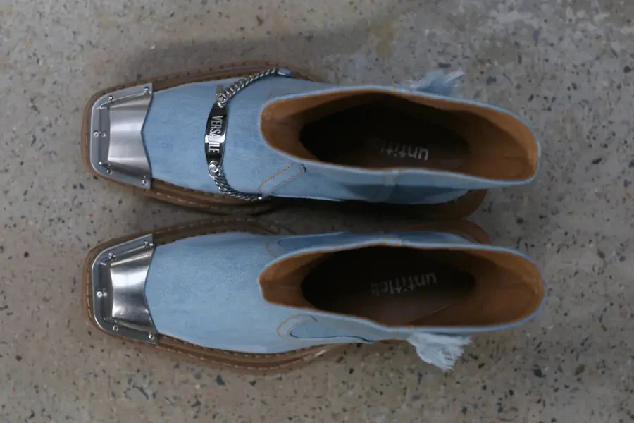 untitlab multifunctional cowboy hitch boots SS0211303 PU4 - Image 3