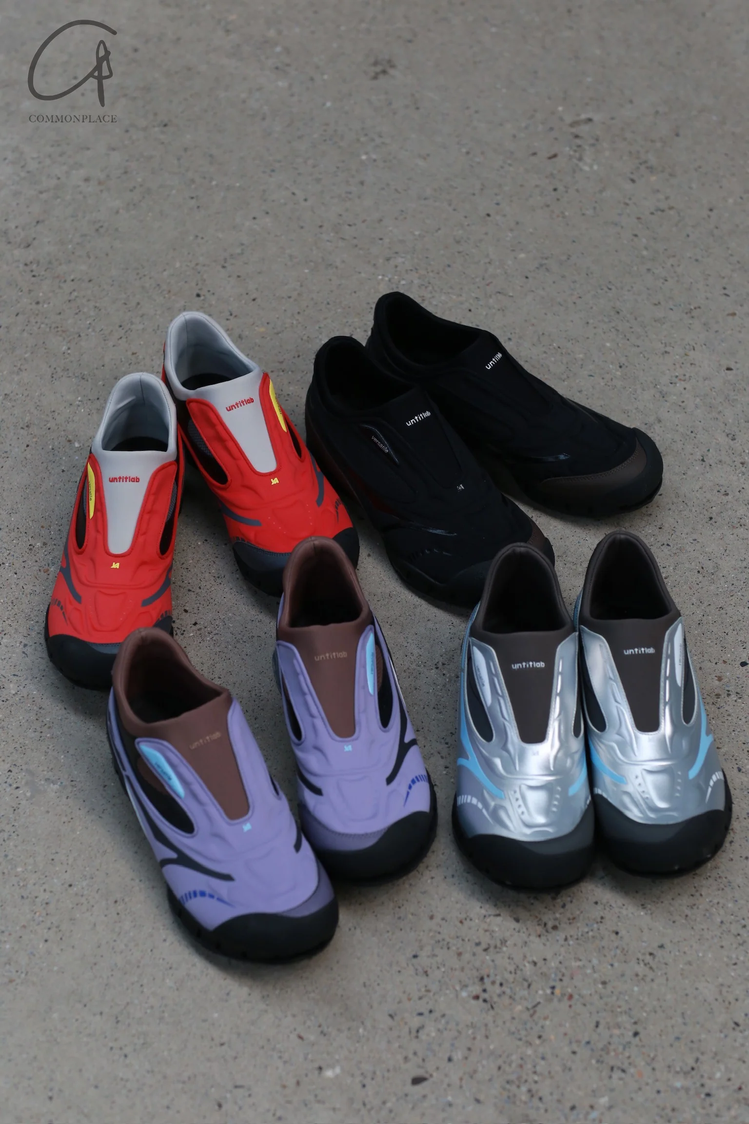 untitlab slip-on racing shoes series UTB-UN031304-YSH poppy red PU7 - Image 5