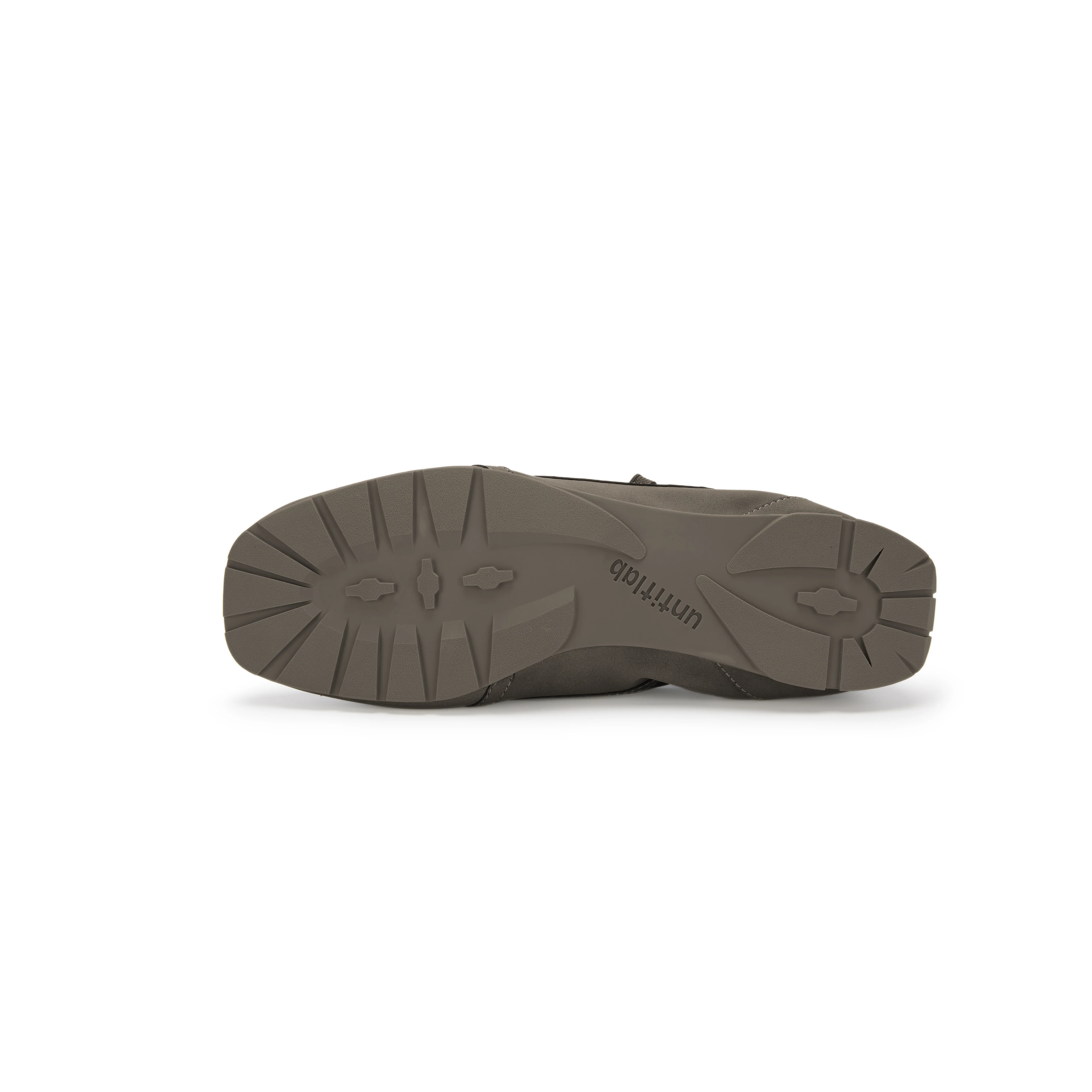 untitlab square toe lace-up sneakers UTB-UN0803102-ZH brown and gray - Image 8