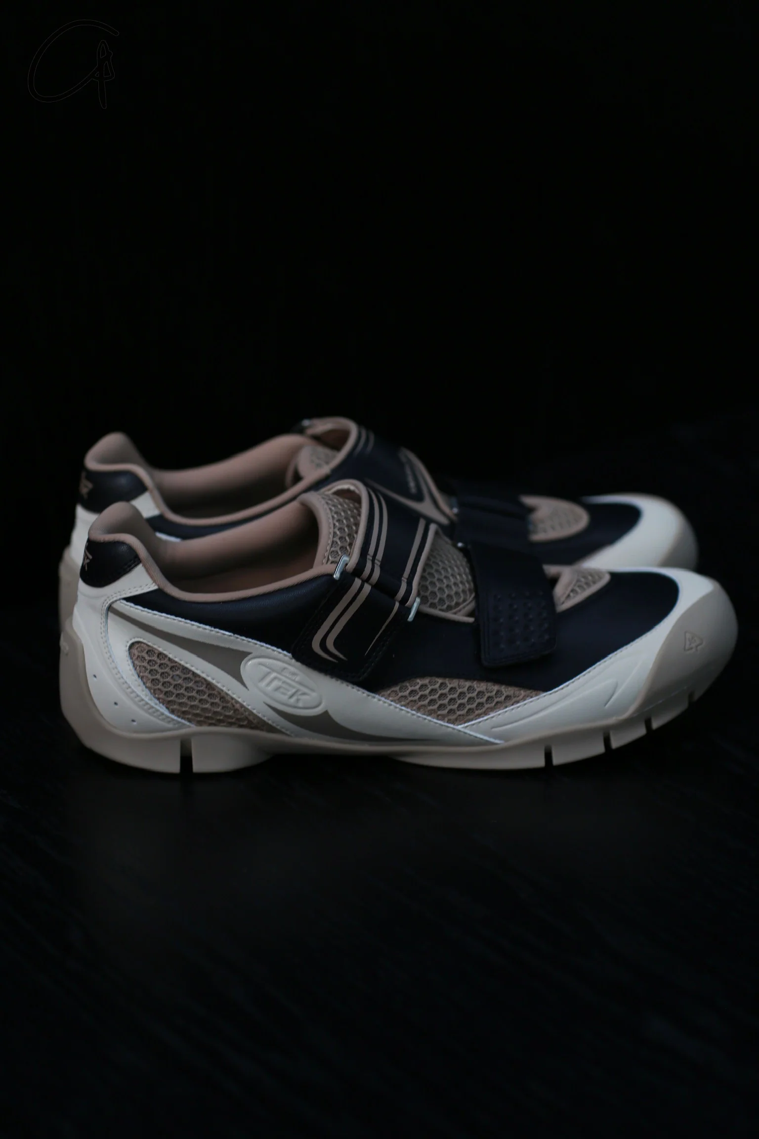 untitlab Velcro Racing Flat Shoes Series UTB-UN031403-NC Milk Tea PU6 - Image 2