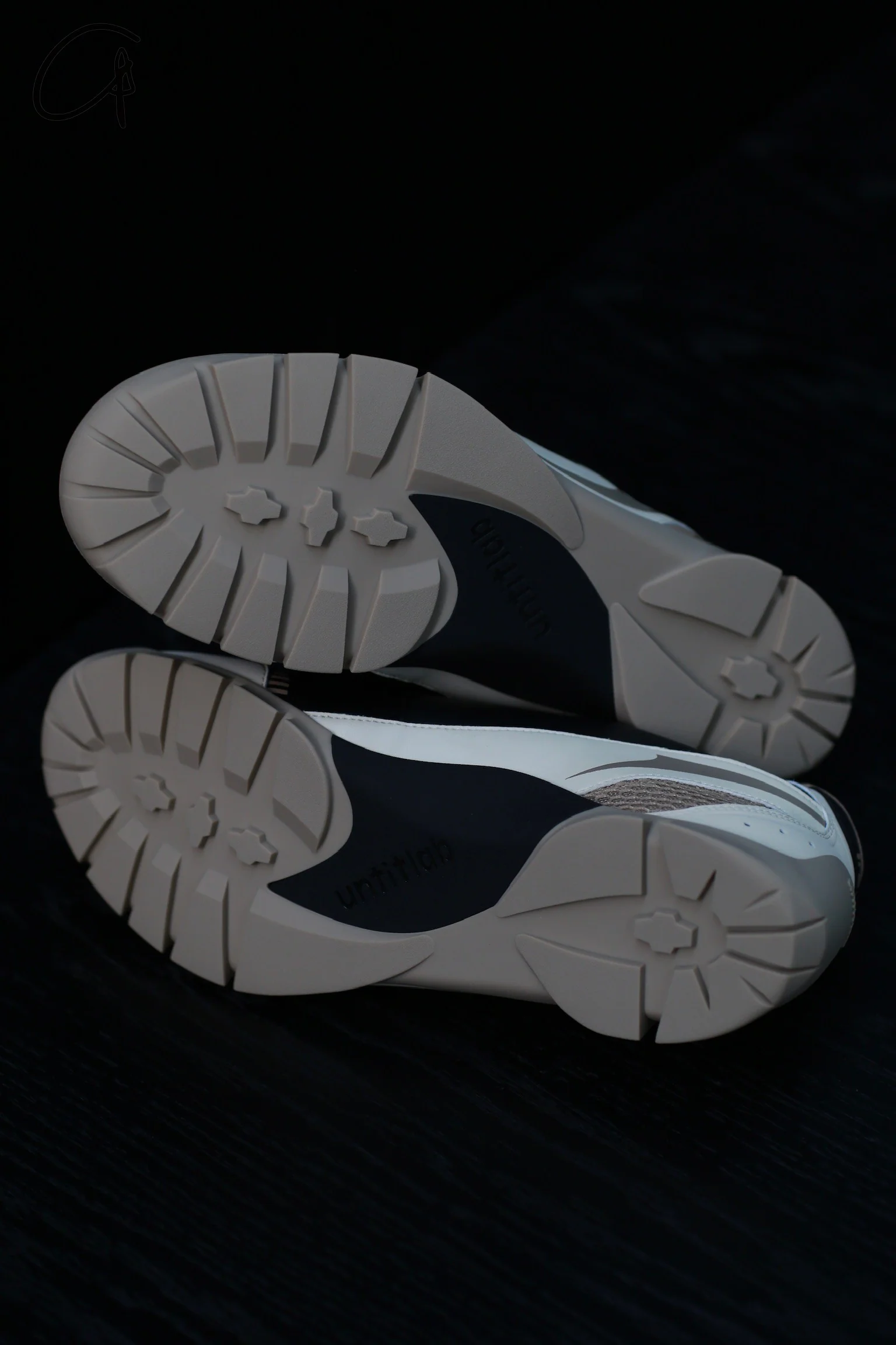 untitlab Velcro Racing Flat Shoes Series UTB-UN031403-NC Milk Tea PU6 - Image 4