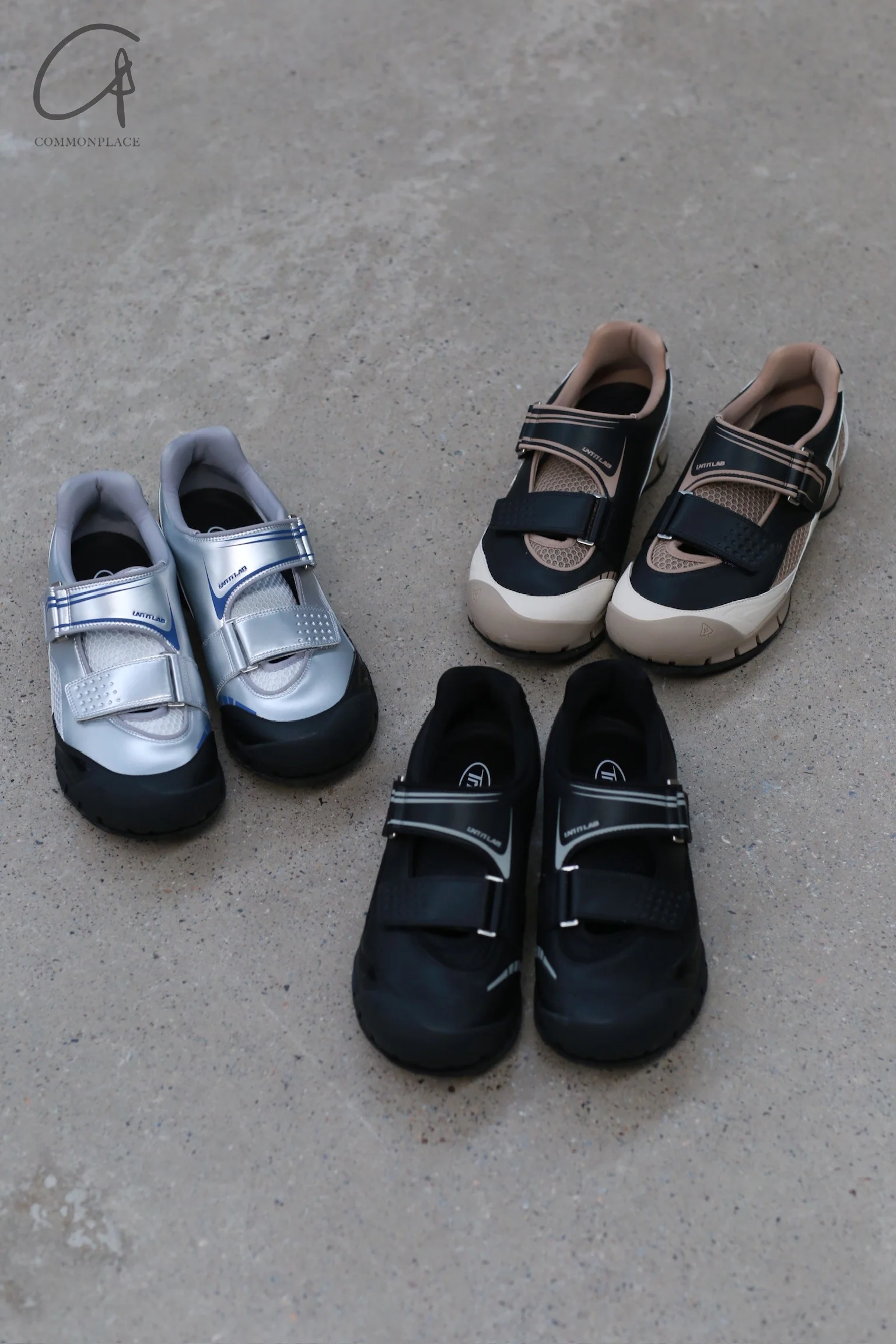 untitlab Velcro Racing Flat Shoes Series UTB-UN031403-NC Milk Tea PU6 - Image 5