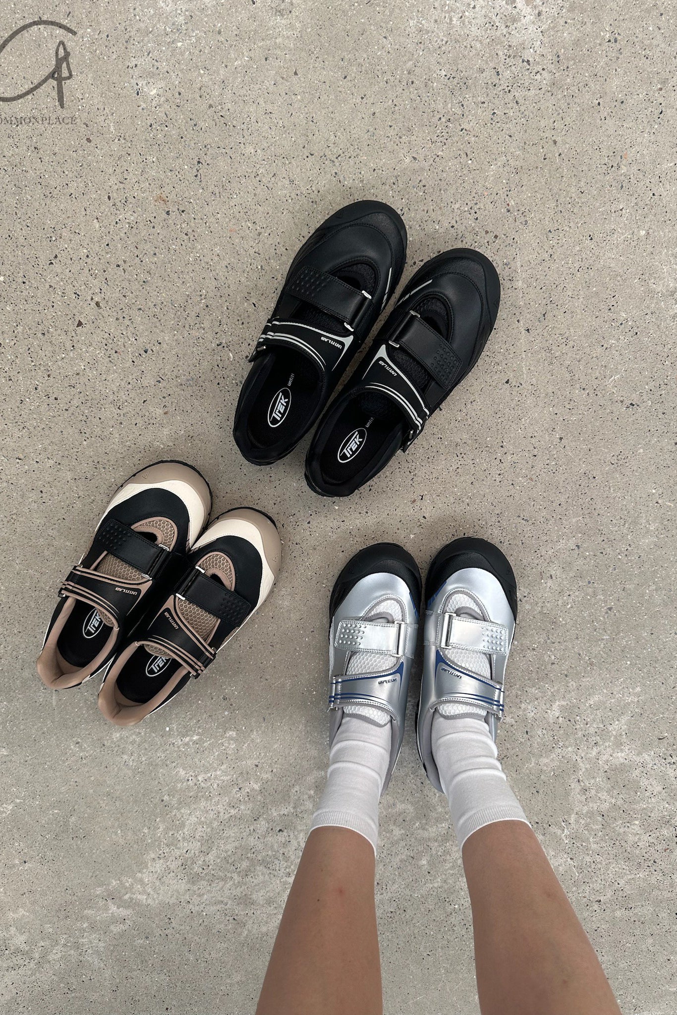 untitlab Velcro Racing Flats UTB-UN031402-HEI Black PU6 - Image 6