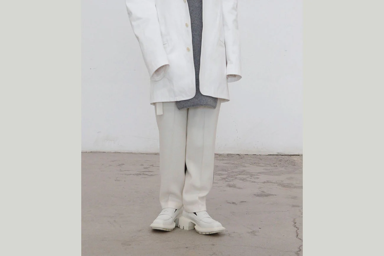 Untitlab white derby shoes SS211110 PU3 - Image 7
