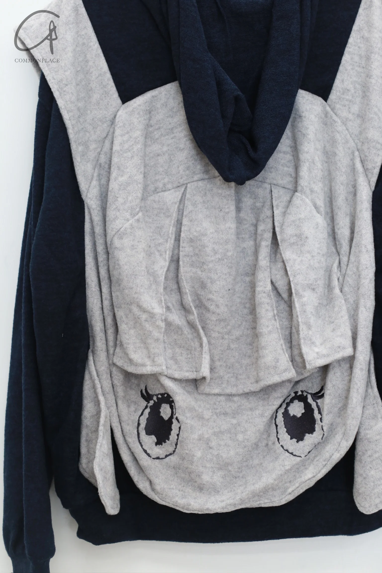VeniceW 24 Autumn and Winter Egg Bag Hoodie VCW-00:HD3-SaltNavy - Image 3