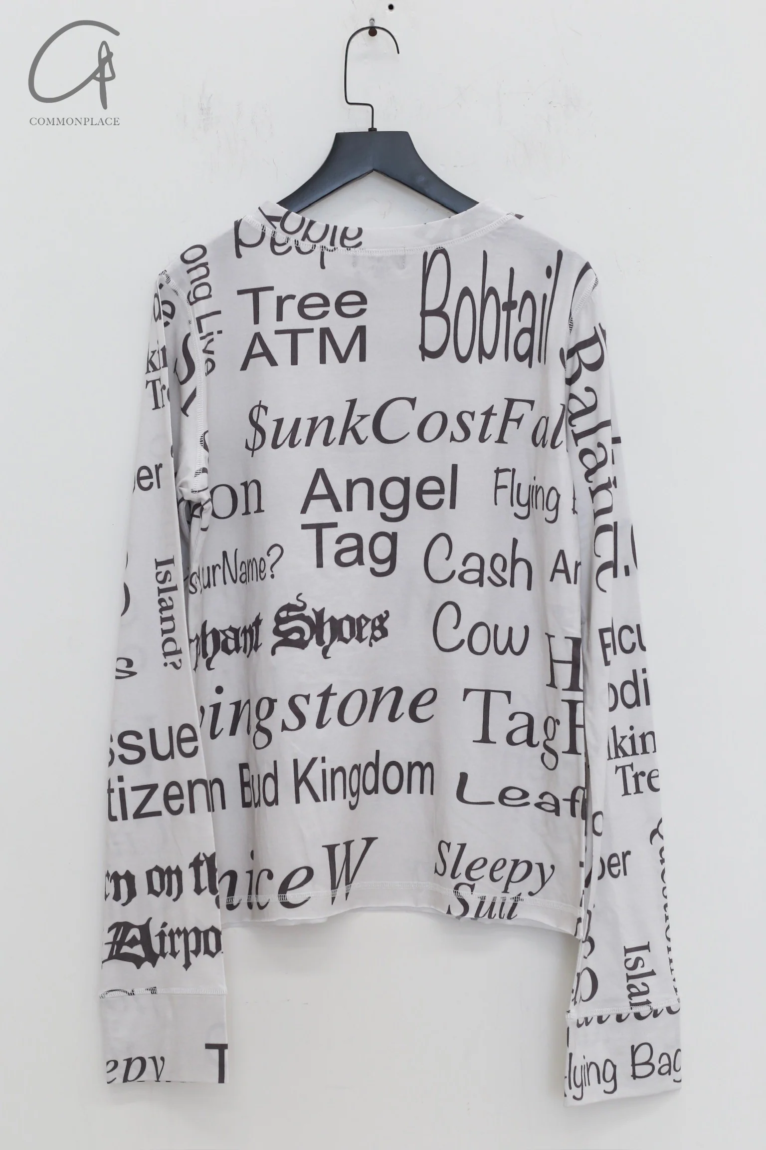 VeniceW 24 Autumn and Winter Full Print Long Sleeve Round Neck T-shirt VCW-00:T1-NPZ Kraft Paper - Image 4