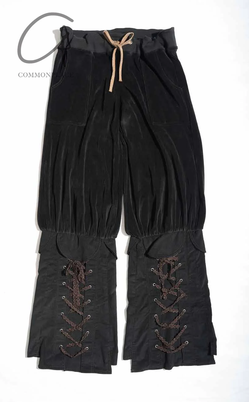 VeniceW 24 Autumn and Winter High Top Sweatpants VCW-SP1-HEI Black SP1 - Image 5